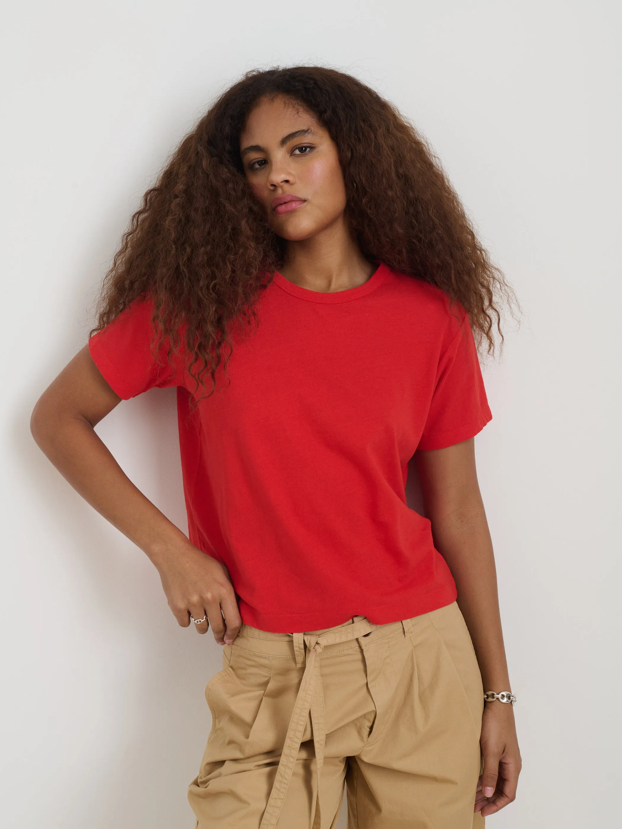 Garcon Tee In Linen Cotton sold by Alex Mill product image thumbnail 2