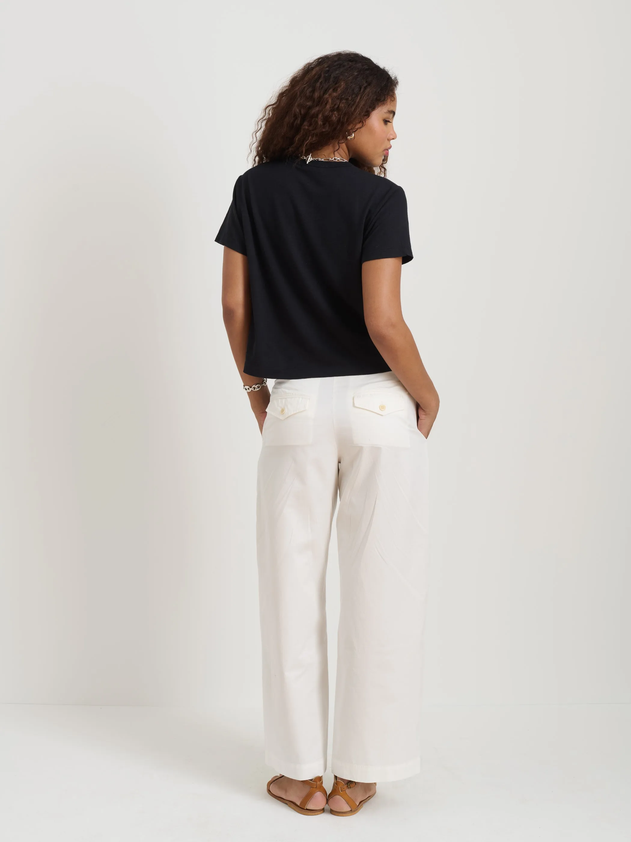 Garcon Tee In Linen Cotton sold by Alex Mill product image thumbnail 5