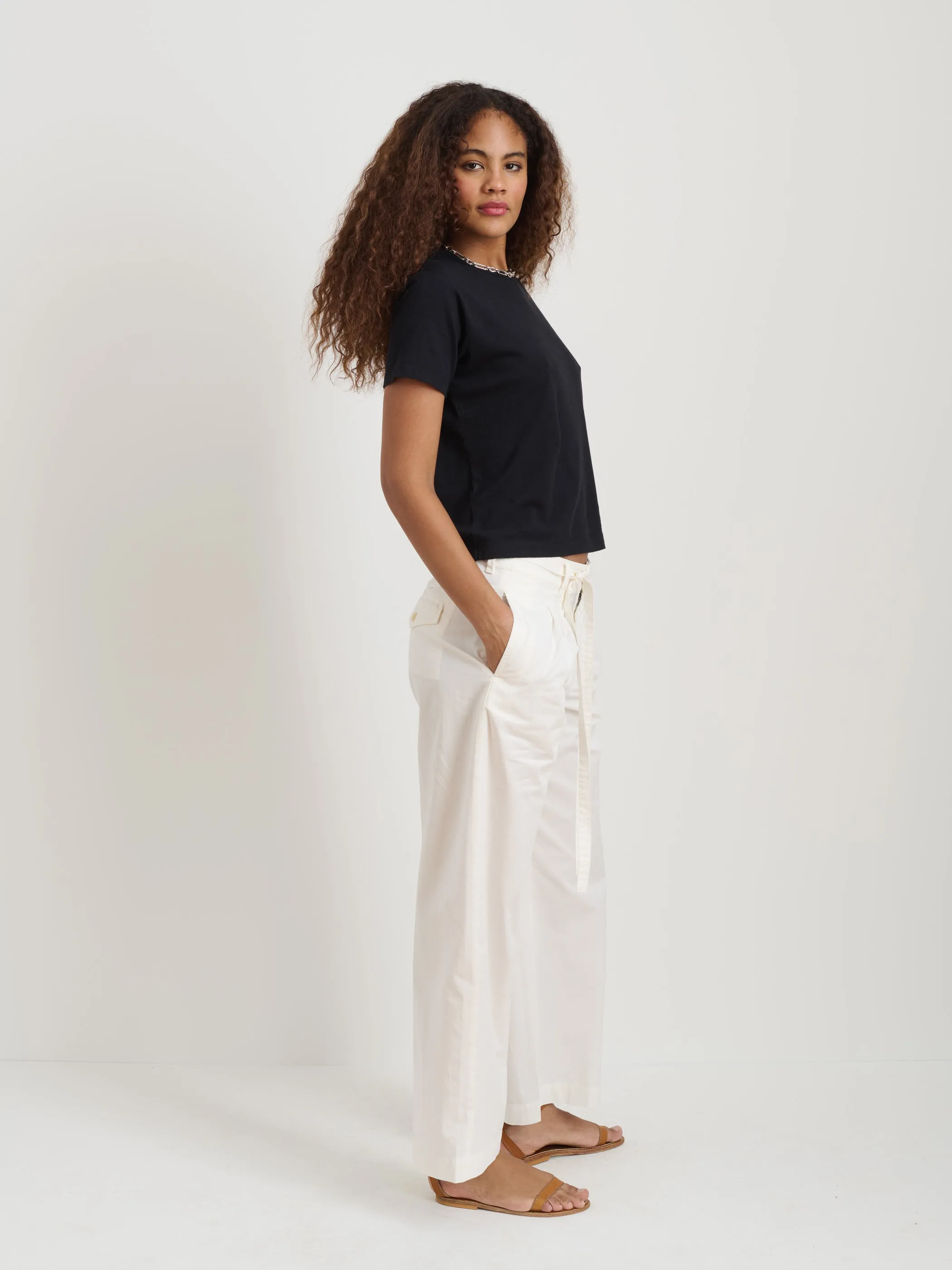 Garcon Tee In Linen Cotton sold by Alex Mill product image thumbnail 4