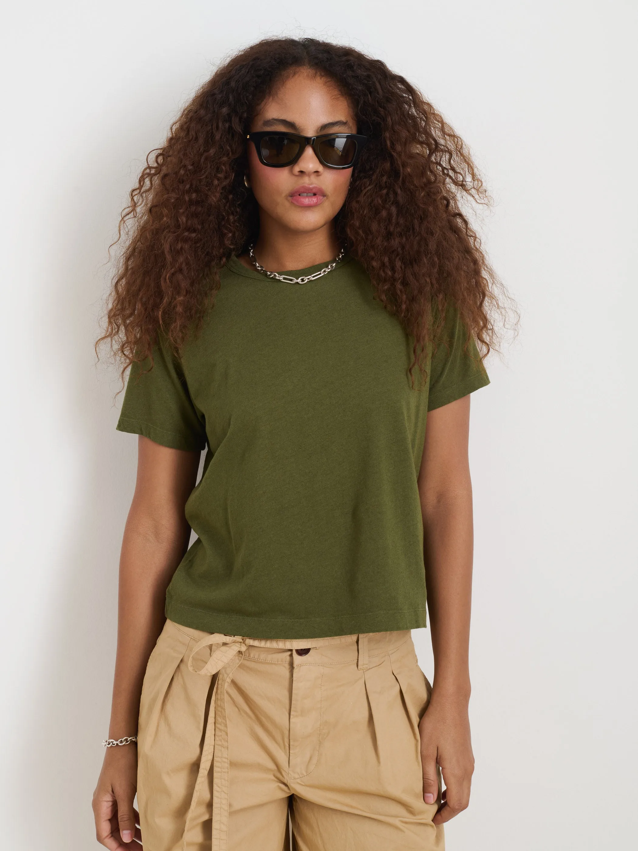 Garcon Tee In Linen Cotton sold by Alex Mill product image thumbnail 2