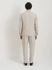 Standard Pleated Pant In Flax Linen sold by Alex Mill