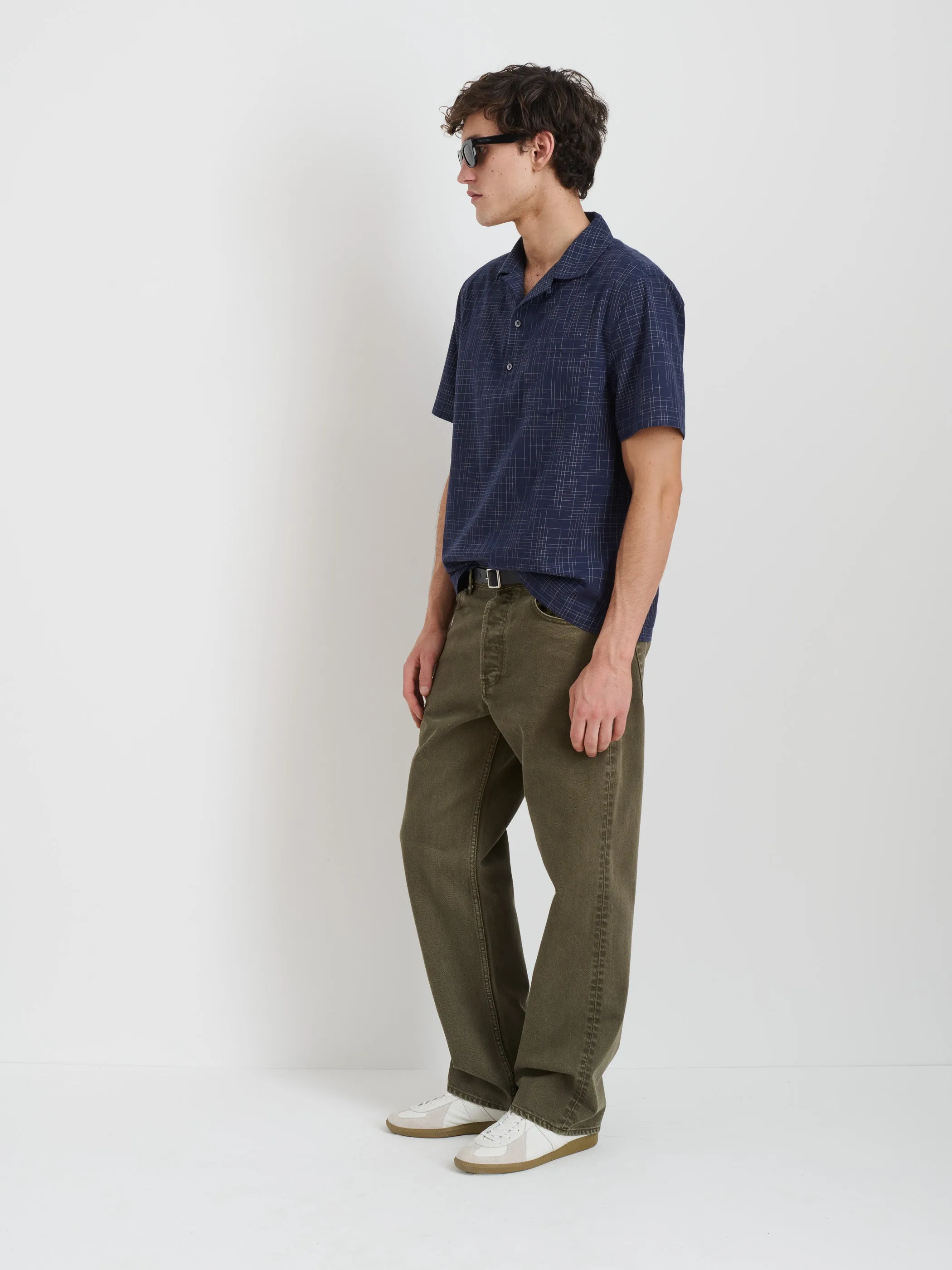 Som Short Sleeve Popover In Cotton sold by Alex Mill product image thumbnail 4
