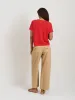 Ina Pleated Pant In Summer Twill sold by Alex Mill