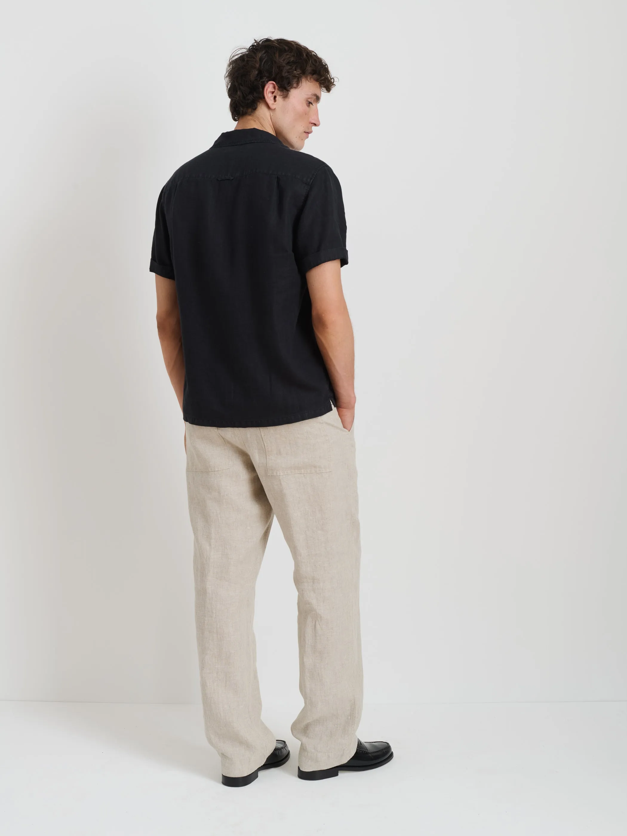 Pull On Field Pant In Flax Linen sold by Alex Mill product image thumbnail 5