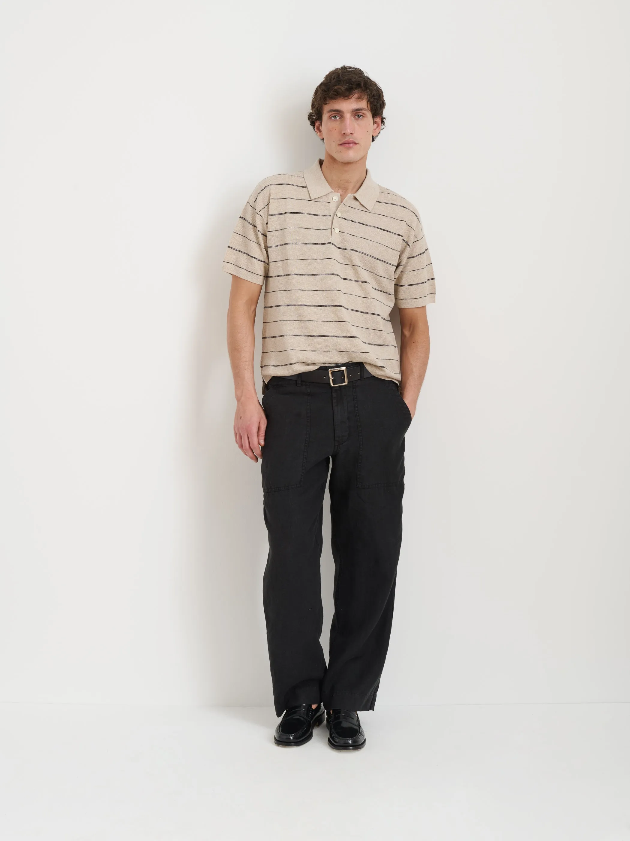 Garment Dyed Pull On Field Pant In Linen sold by Alex Mill product image thumbnail 2