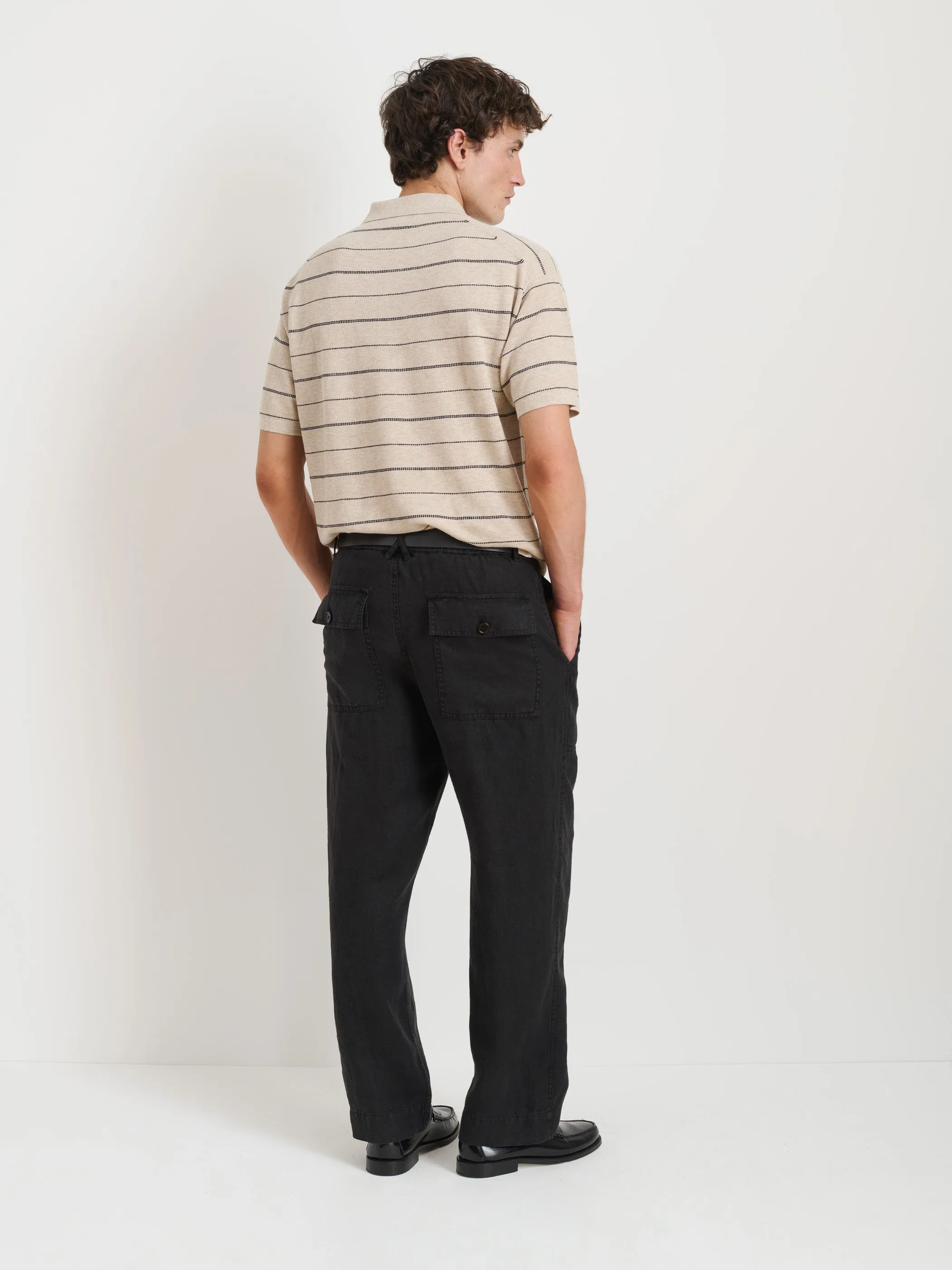 Garment Dyed Pull On Field Pant In Linen sold by Alex Mill product image thumbnail 5