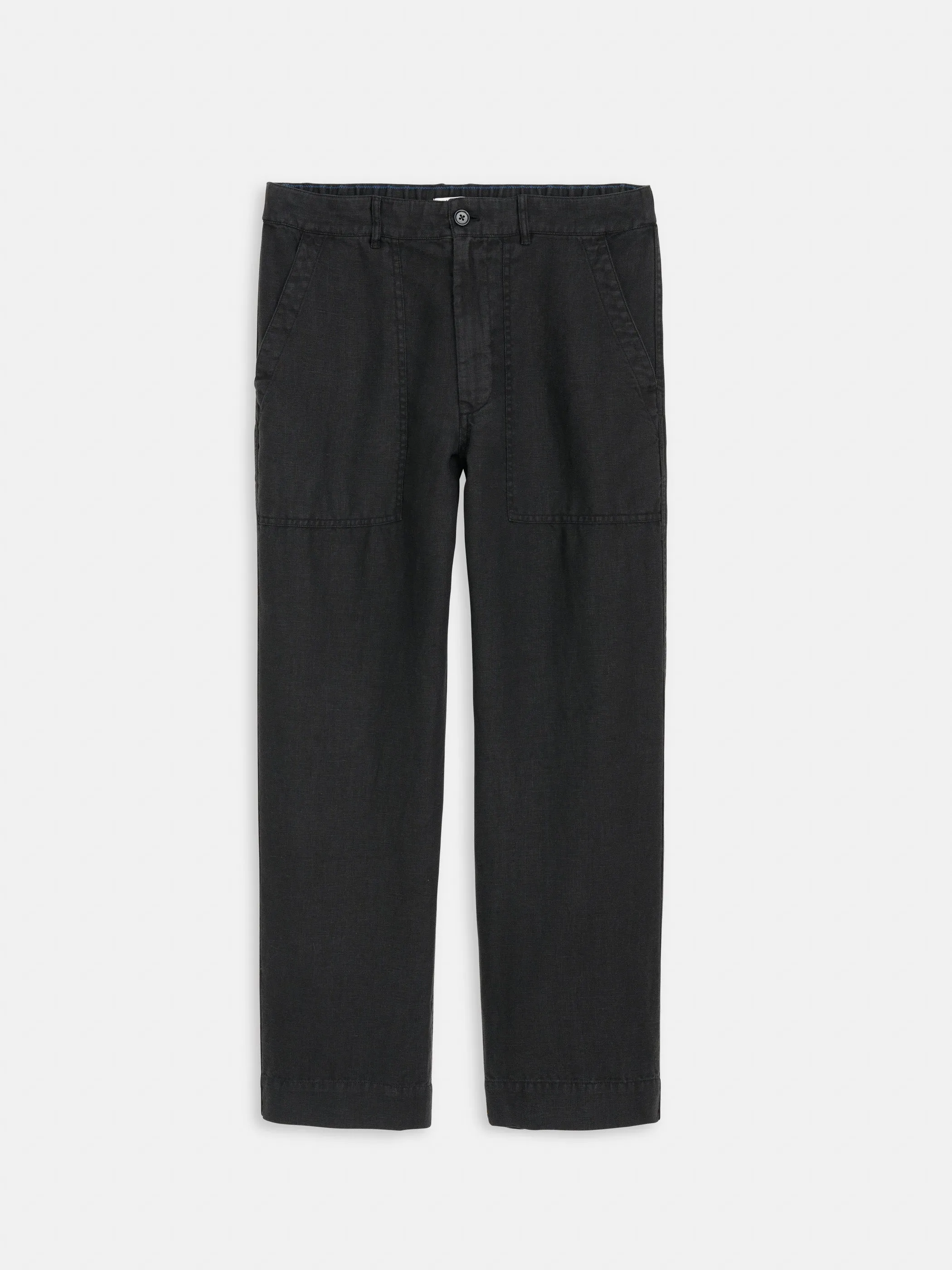 Garment Dyed Pull On Field Pant In Linen sold by Alex Mill