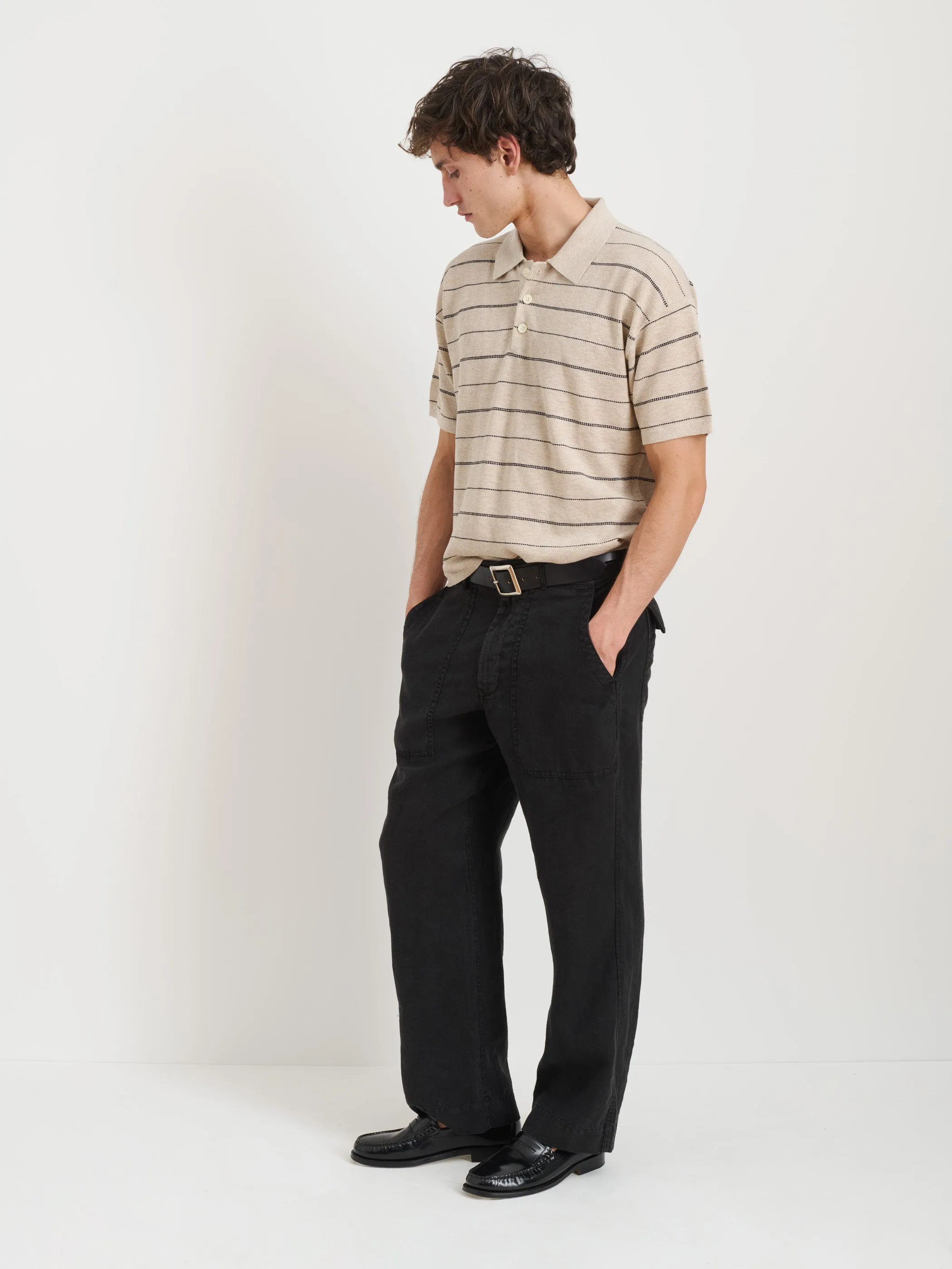 Garment Dyed Pull On Field Pant In Linen sold by Alex Mill product image thumbnail 4