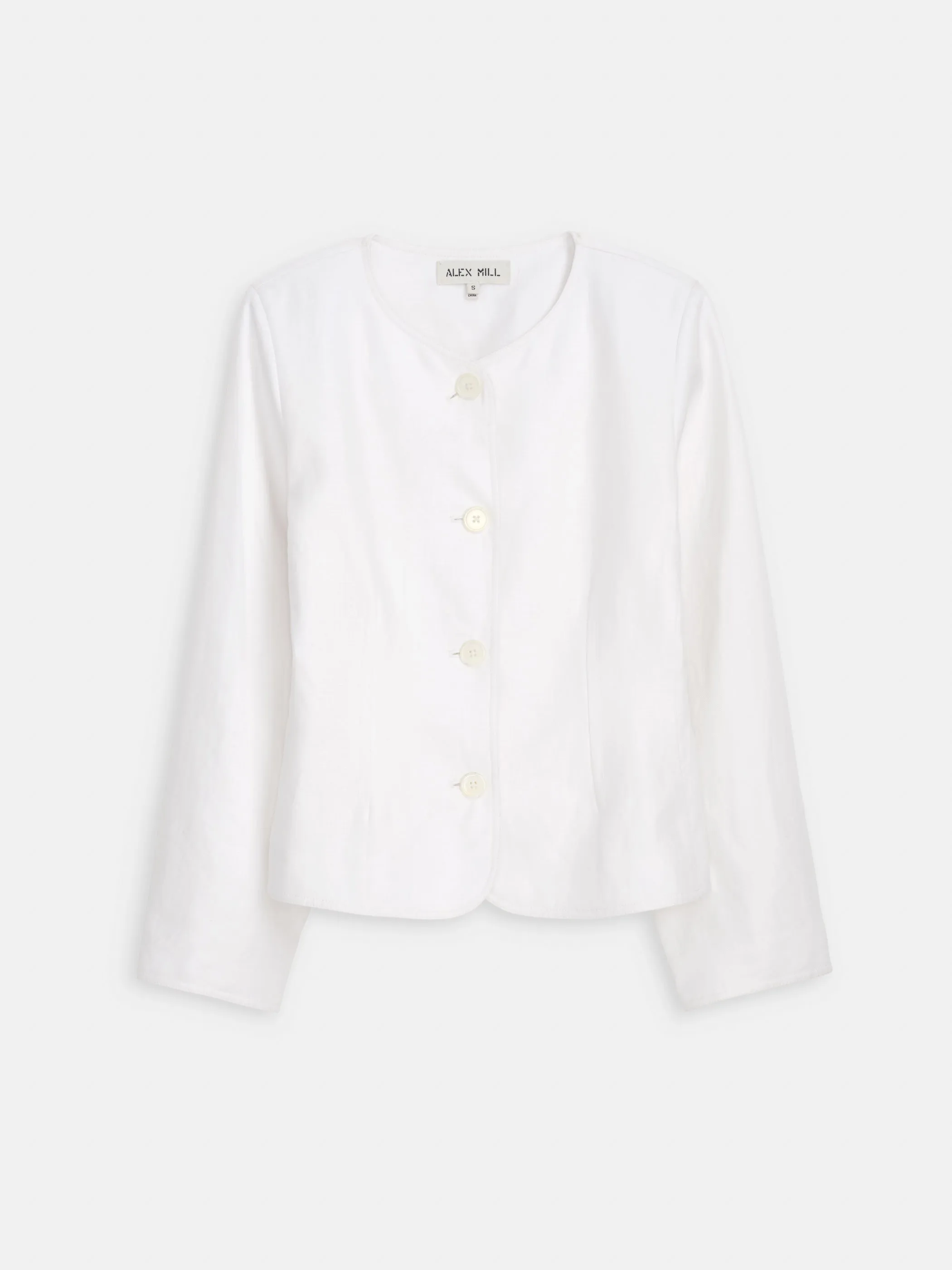 Luna Jacket In Linen sold by Alex Mill