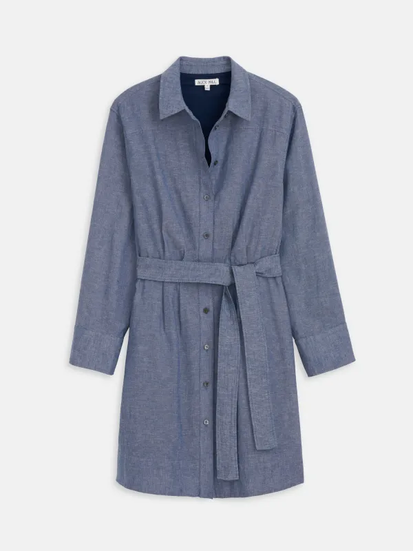 Naomi Shirtdress In Cotton Linen sold by Alex Mill