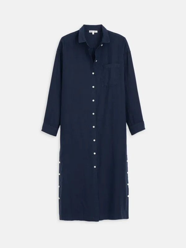 Kerry Shirtdress In Linen sold by Alex Mill