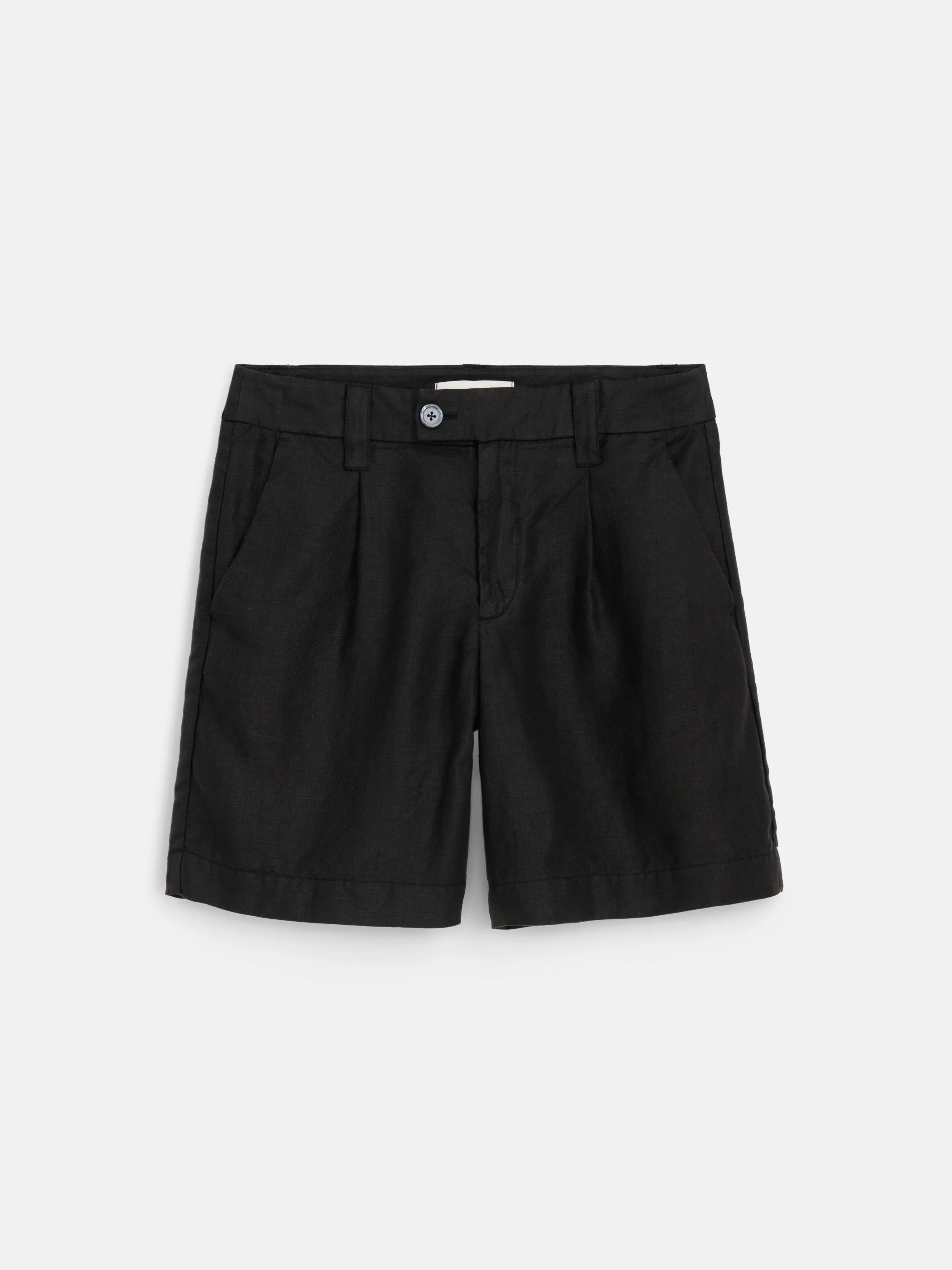 Luna Pleated Short In Linen sold by Alex Mill
