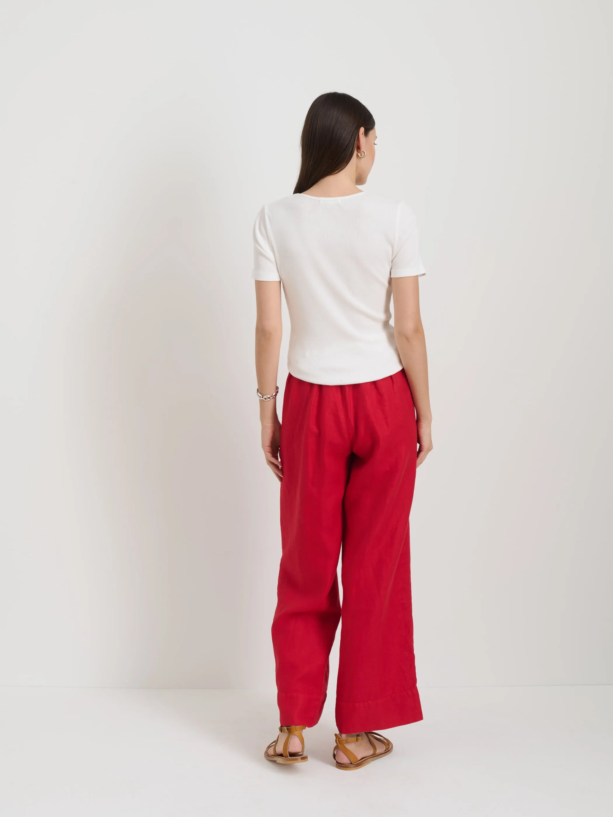 Riley Pant In Linen sold by Alex Mill product image thumbnail 5