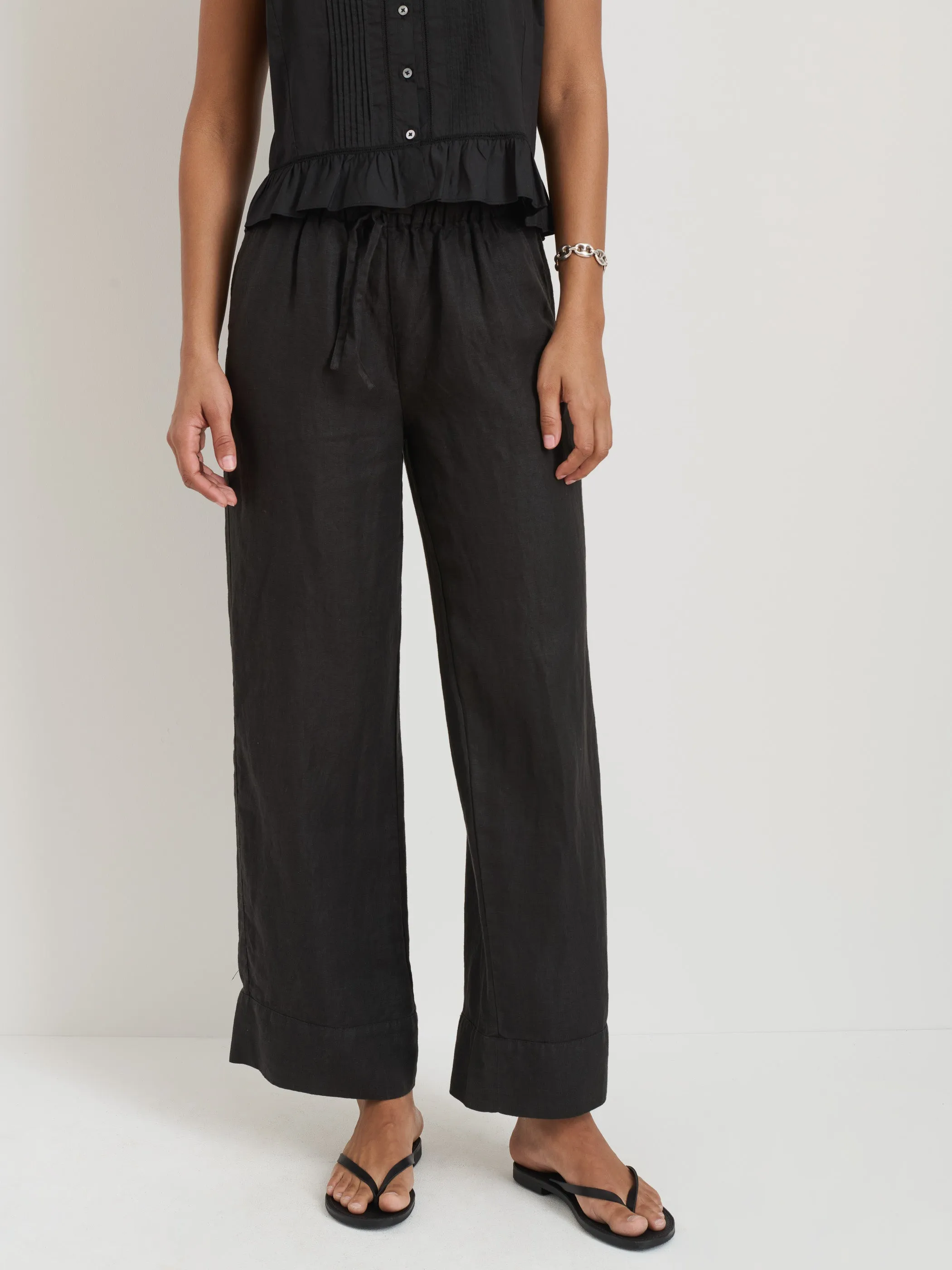 Riley Pant In Linen sold by Alex Mill product image thumbnail 3