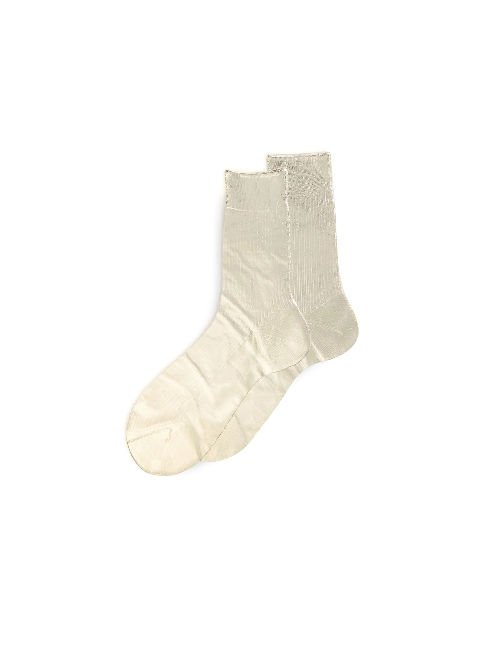 Maria La Rosa Ribbed Laminated Socks sold by Alex Mill