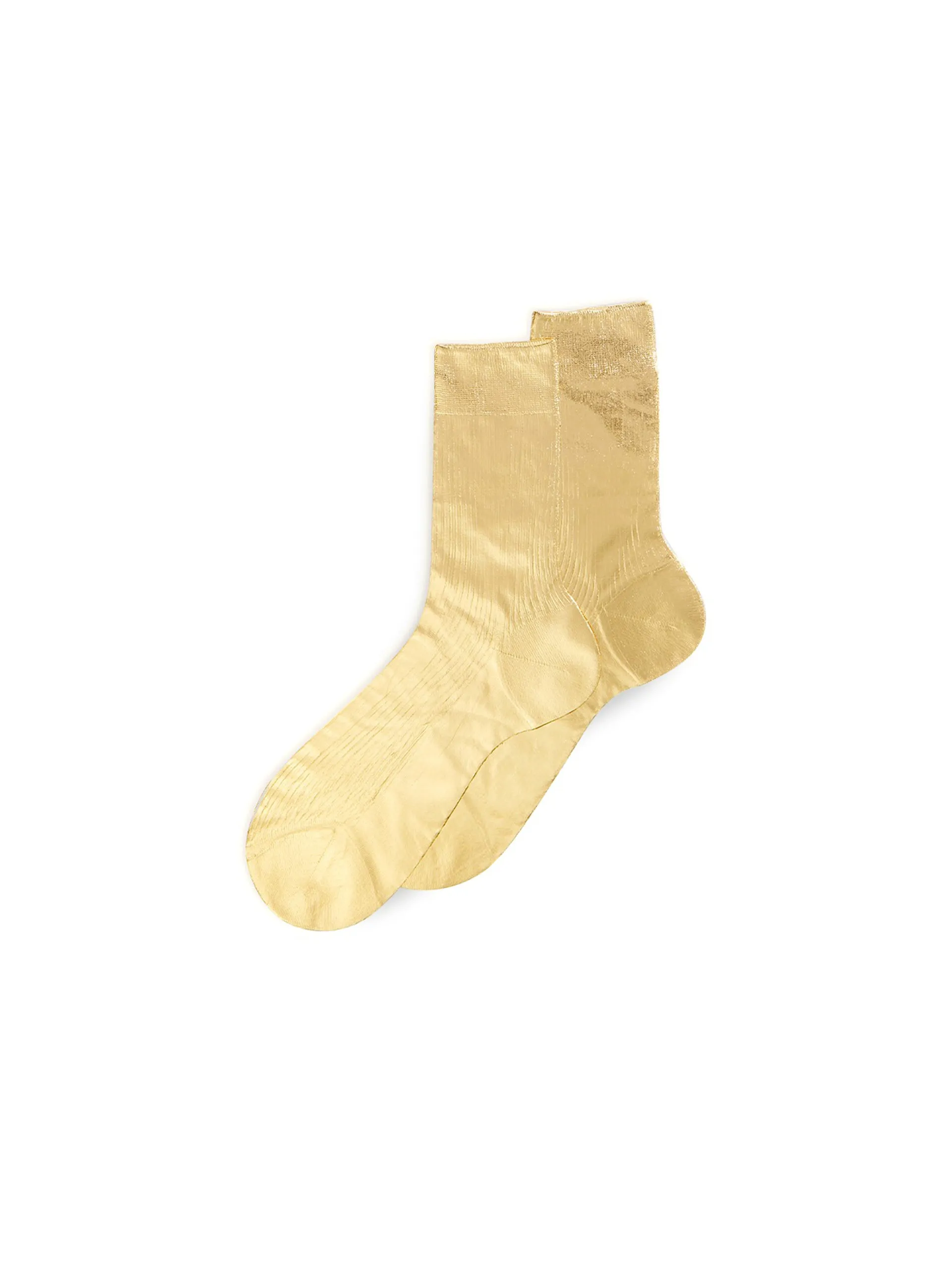 Maria La Rosa Ribbed Laminated Socks sold by Alex Mill
