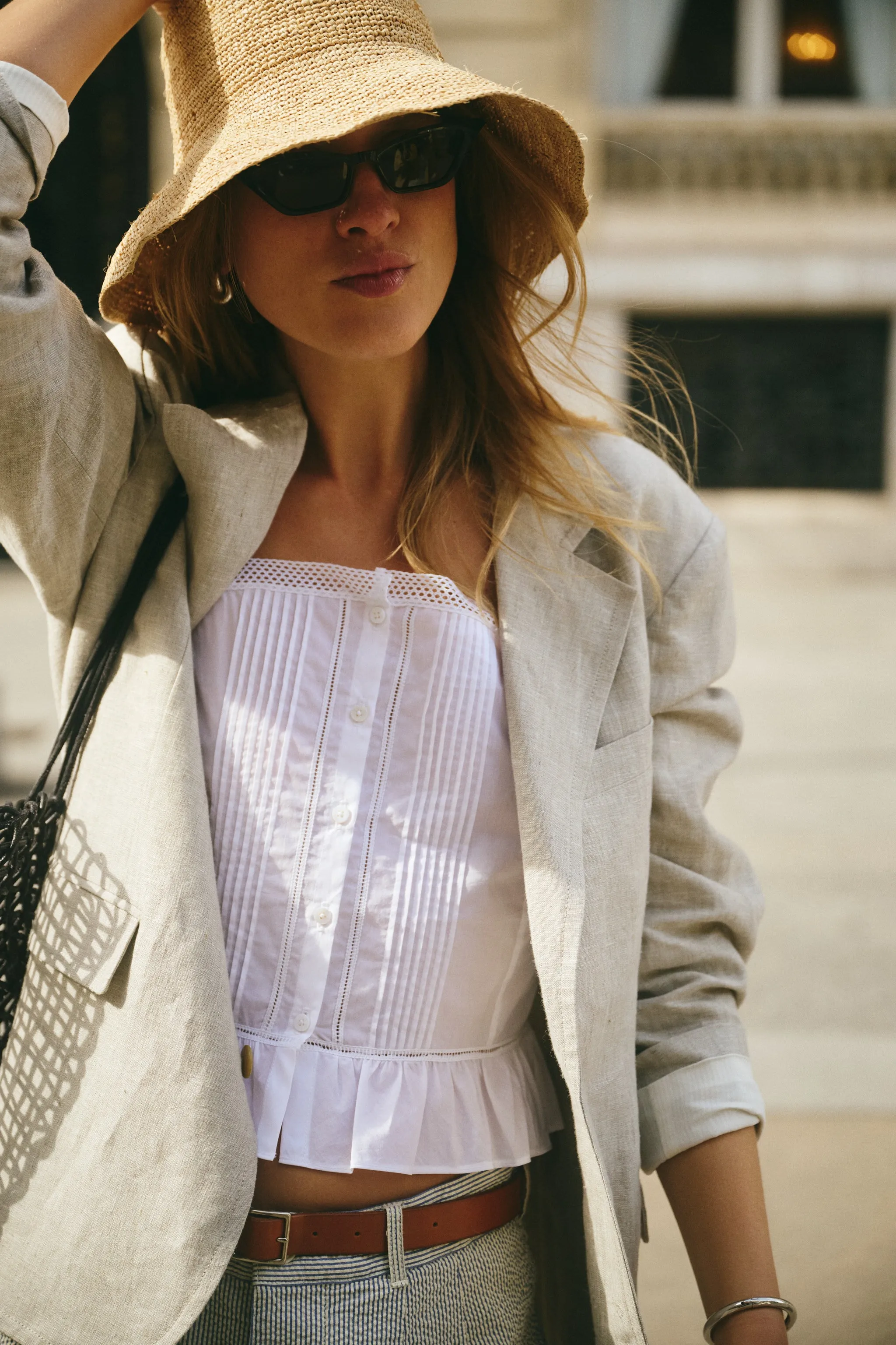 Straw Bucket Hat sold by Alex Mill product image thumbnail 2