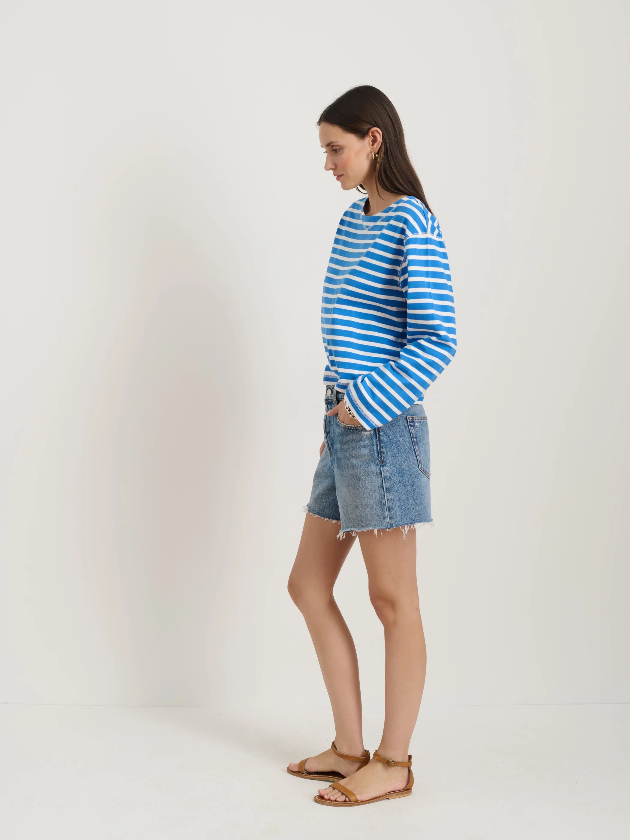 Stella Short in Denim sold by Alex Mill product image thumbnail 4