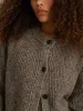 Chunky Rib Cardigan In Donegal sold by Alex Mill