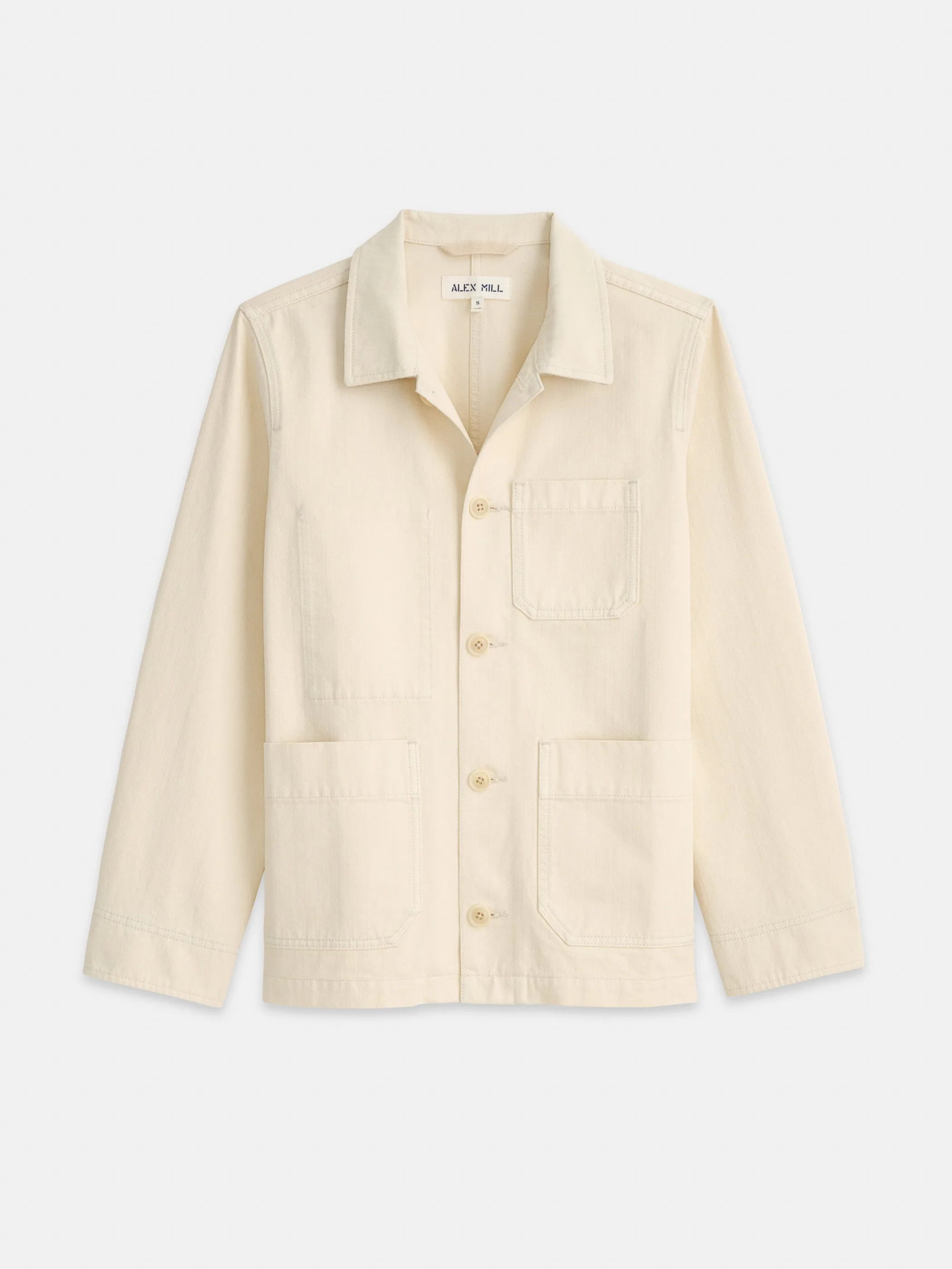 Britt Work Jacket in Herringbone sold by Alex Mill