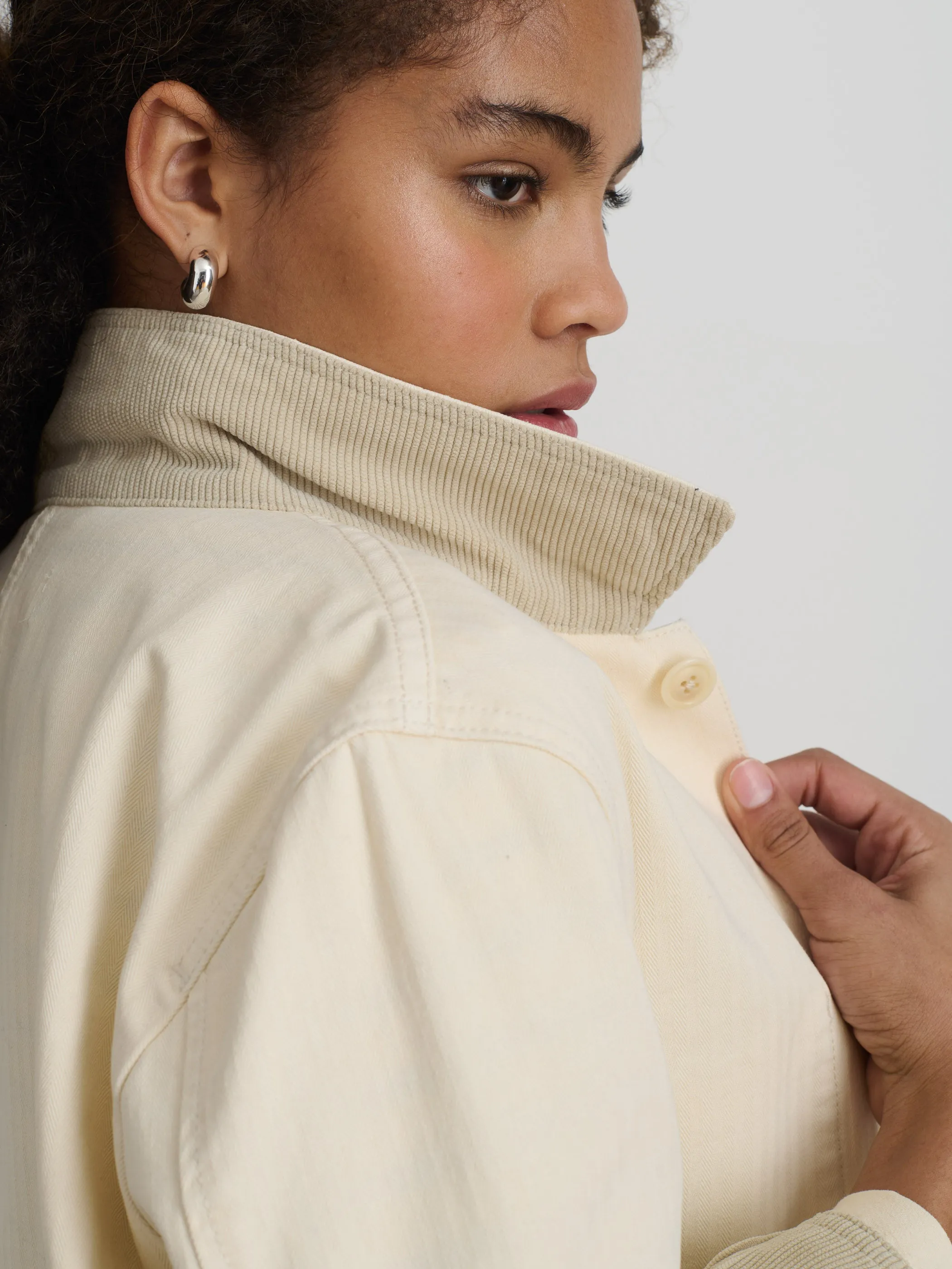 Britt Work Jacket in Herringbone sold by Alex Mill product image thumbnail 5