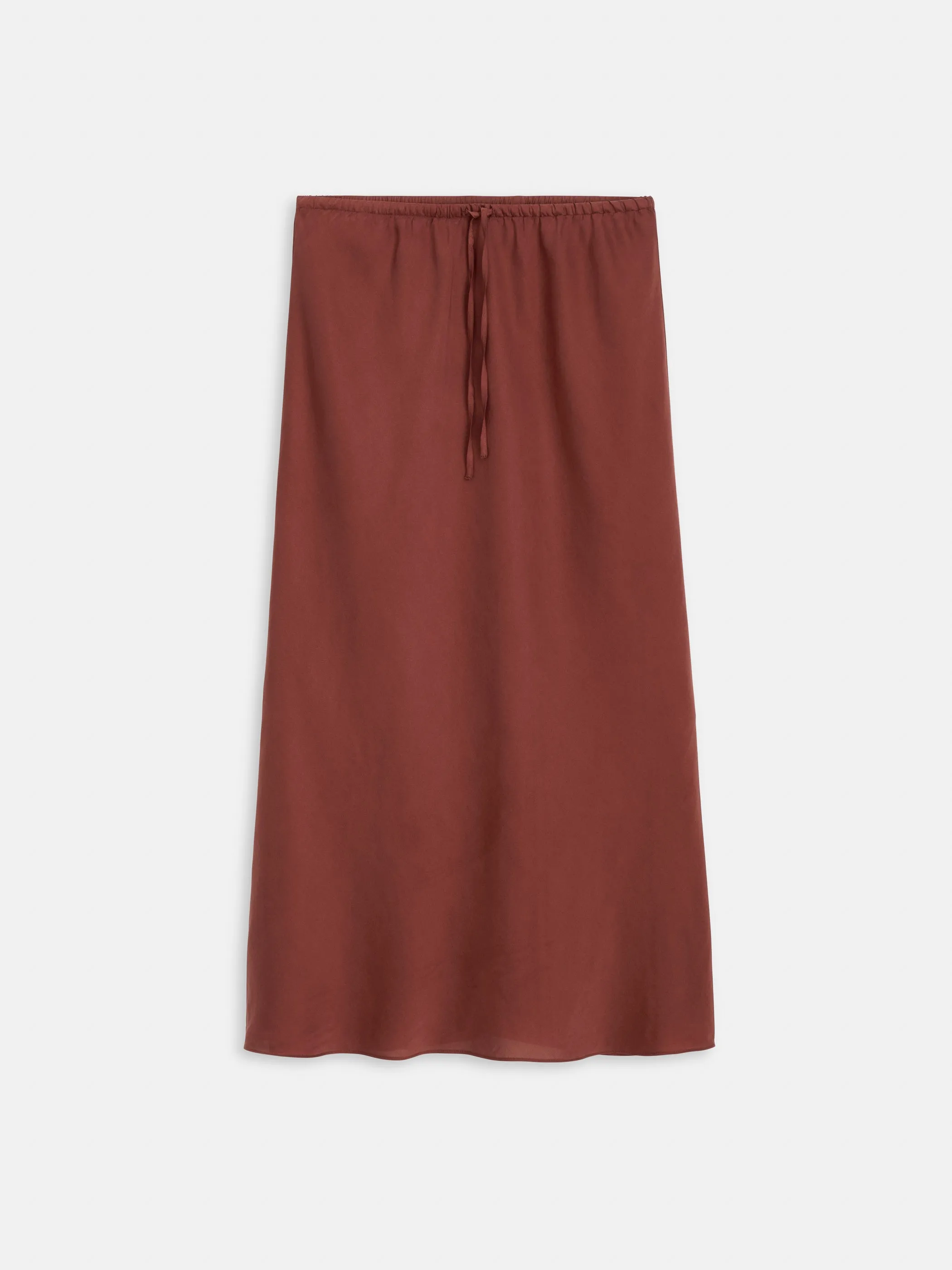 Lilly Slip Skirt In Washed Silk sold by Alex Mill