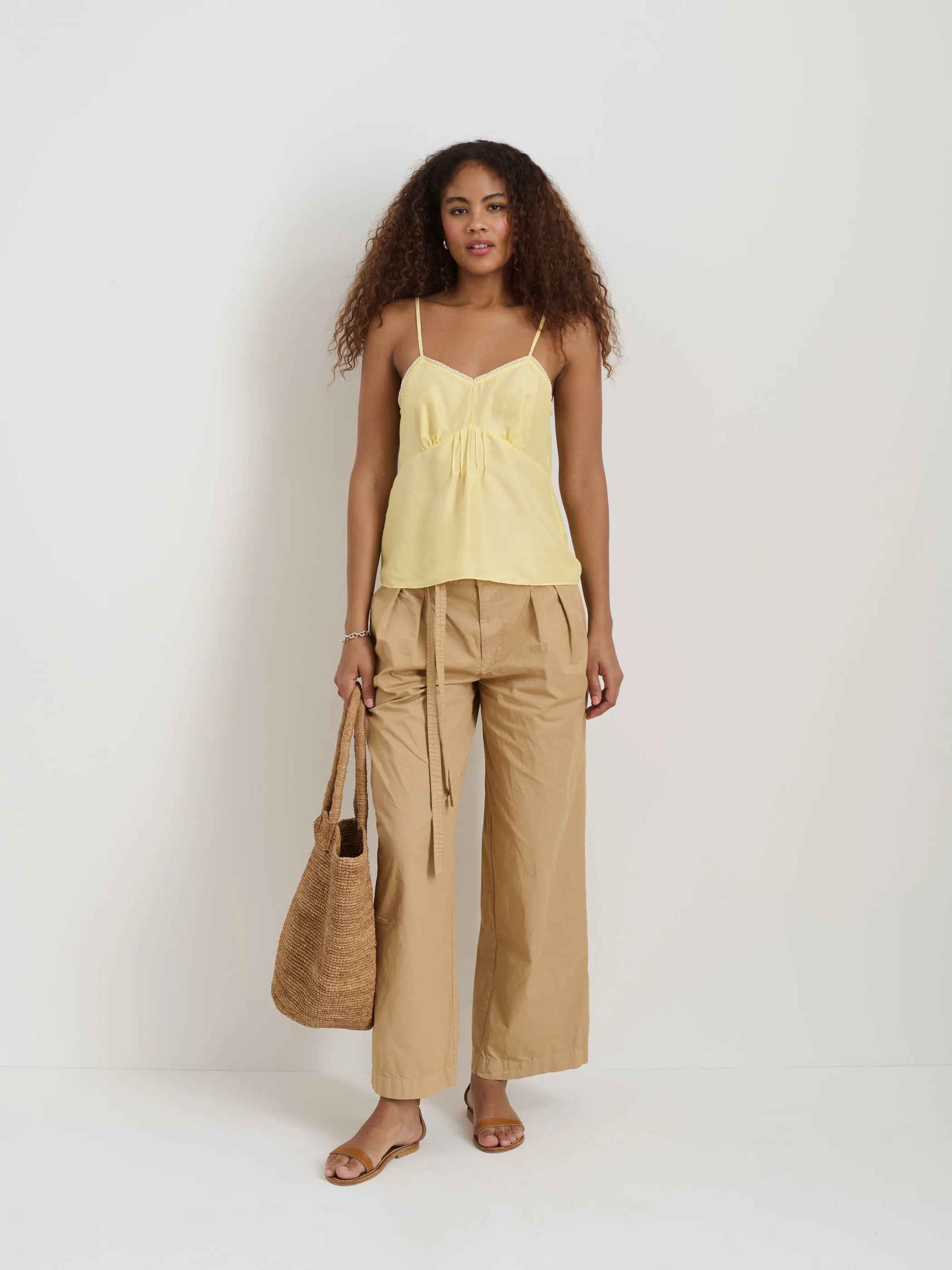Lilly Cami In Washed Silk sold by Alex Mill product image thumbnail 3