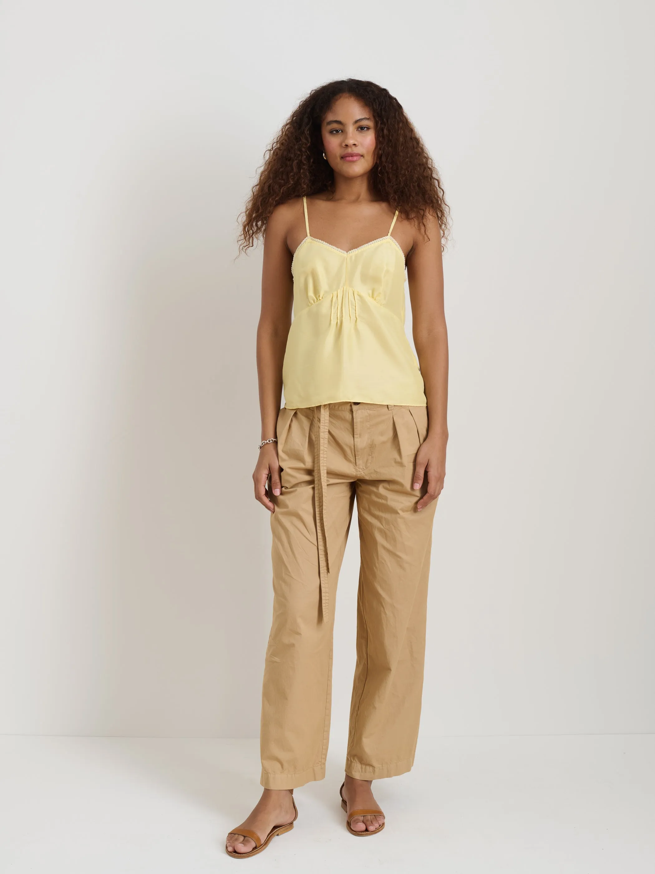 Lilly Cami In Washed Silk sold by Alex Mill product image thumbnail 4