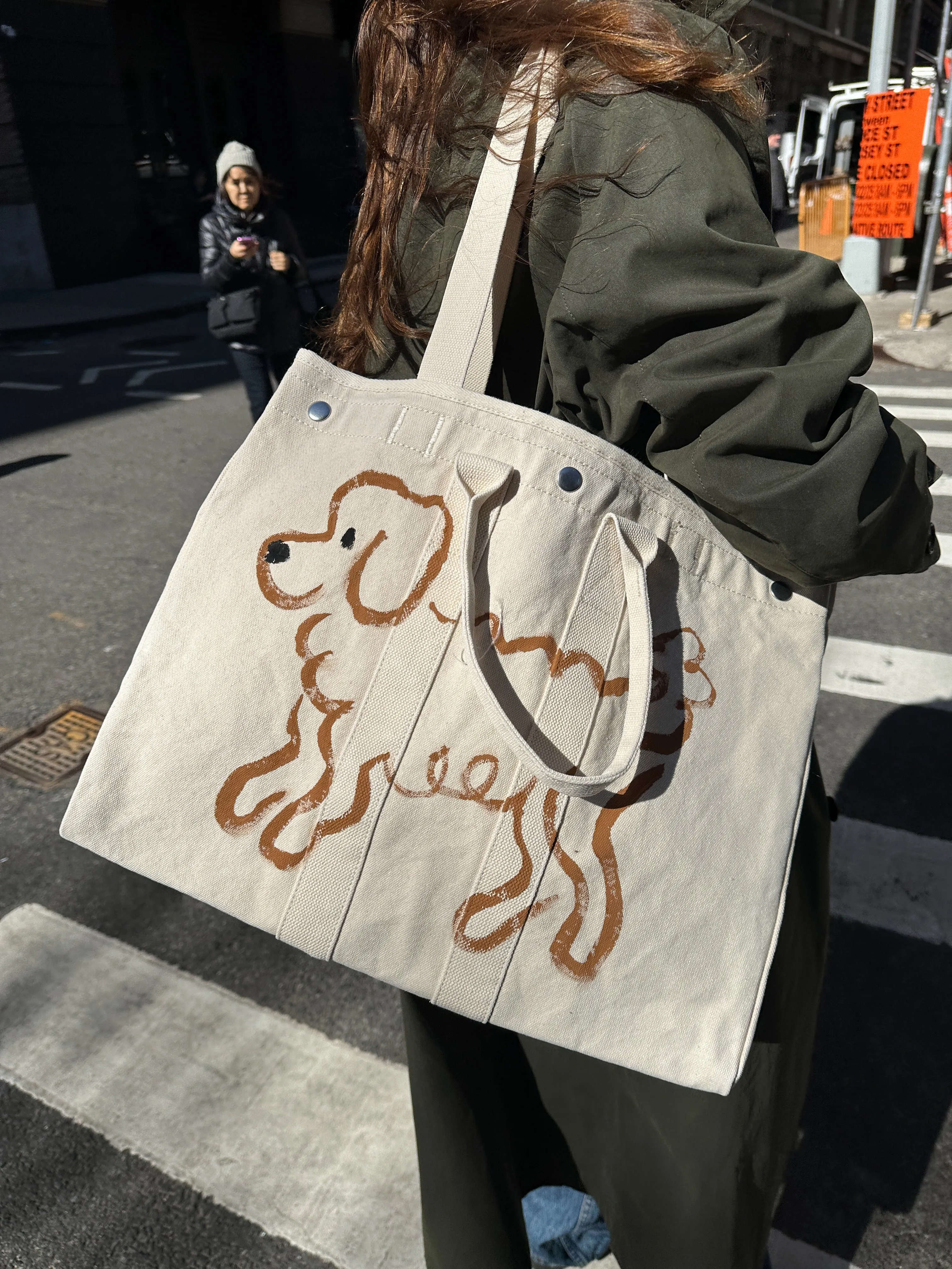The Perfect Weekend Dog Tote sold by Alex Mill
