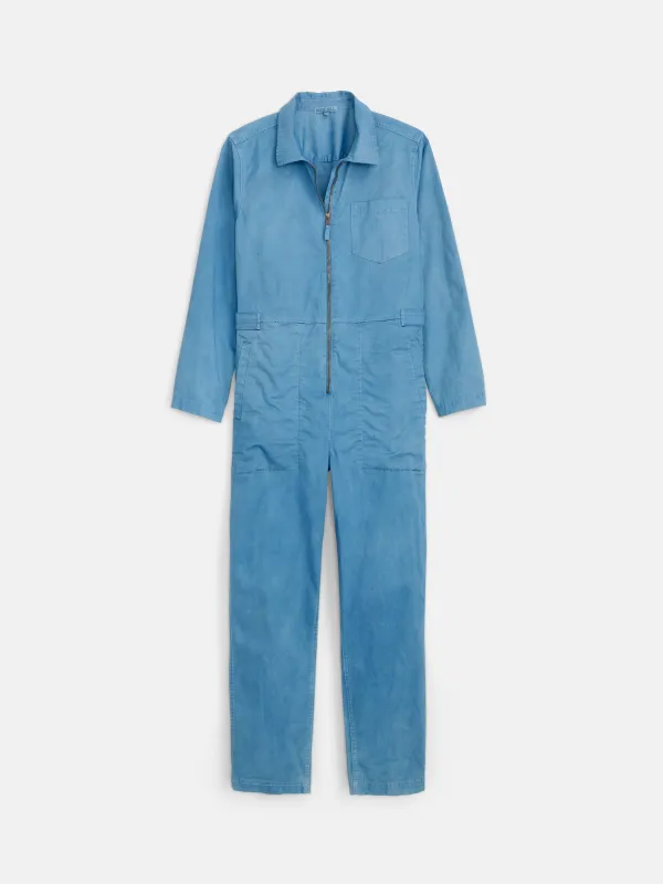 Standard Zip Jumpsuit In Botanical Dye sold by Alex Mill