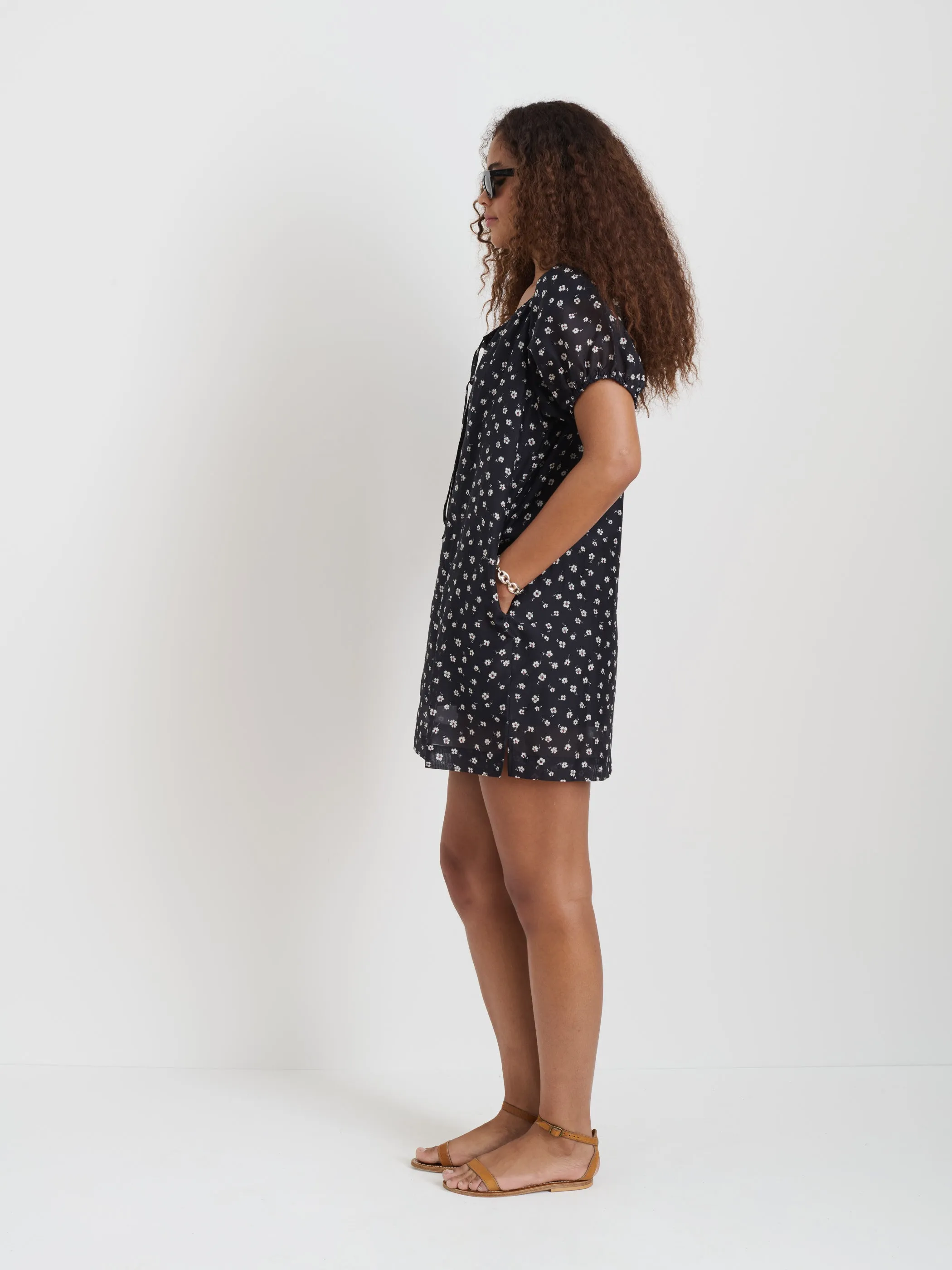 Rose Dress In Floral Cotton Silk sold by Alex Mill product image thumbnail 4