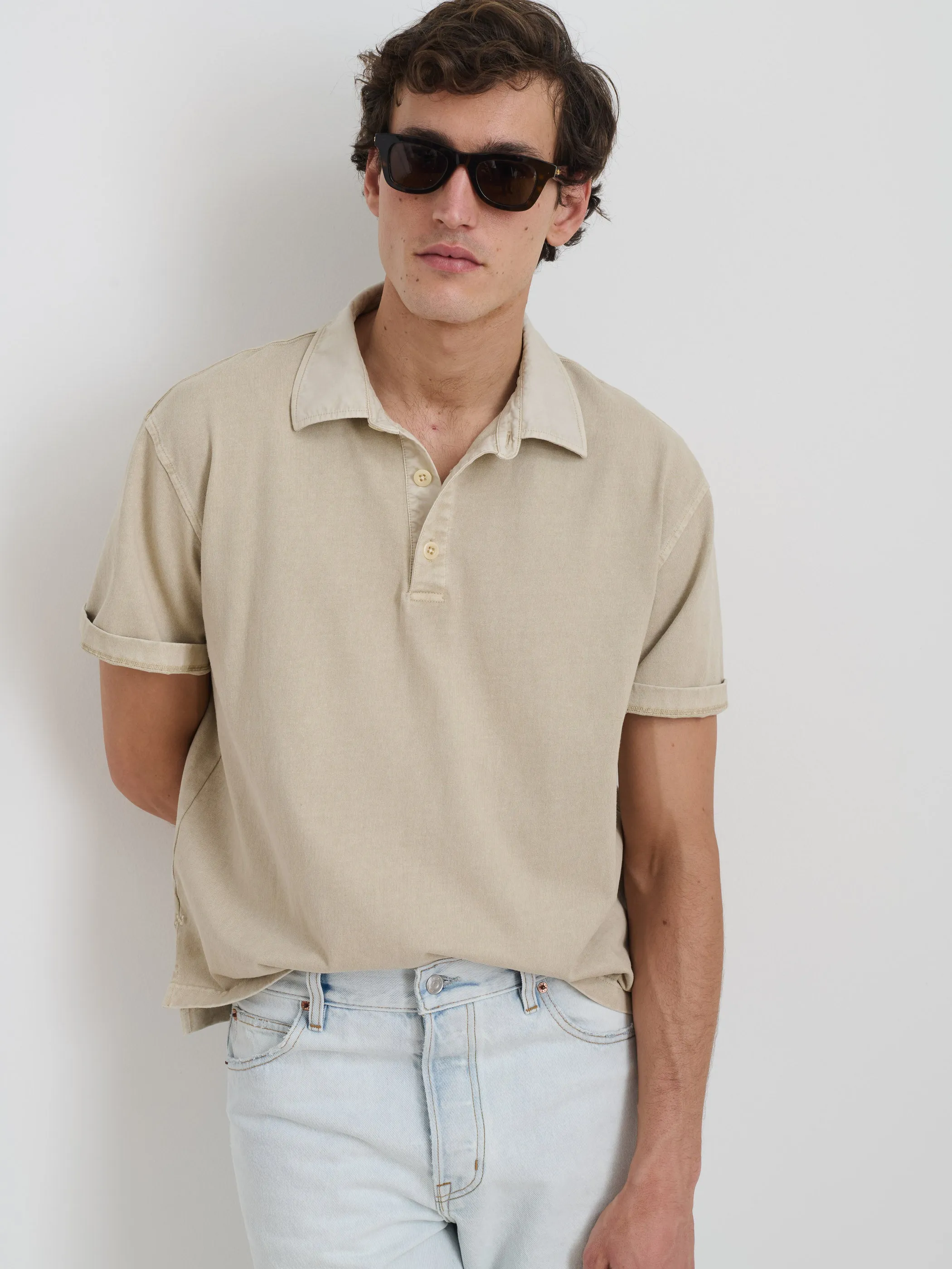 Lucas Polo In Heavyweight Cotton sold by Alex Mill product image thumbnail 2