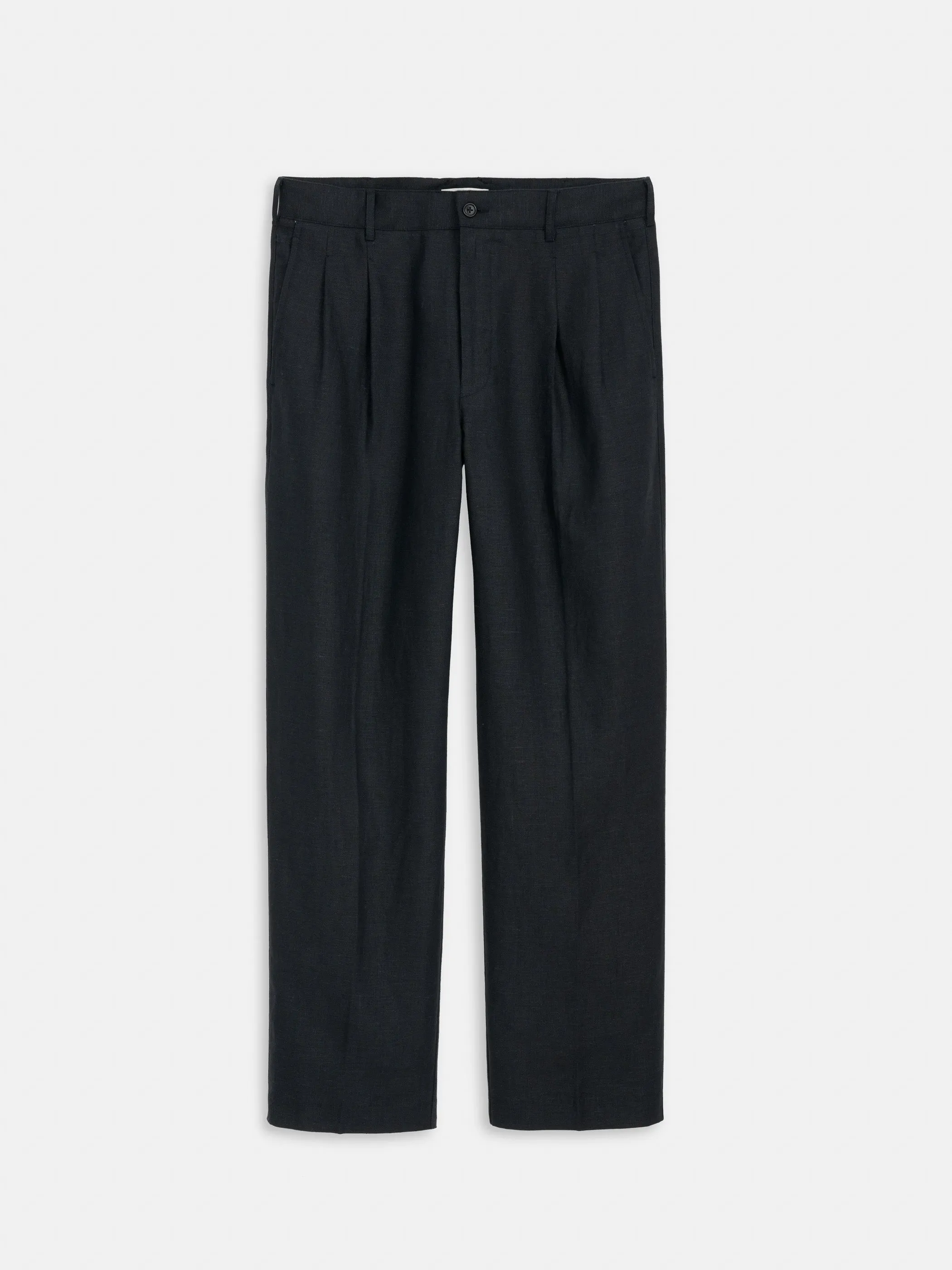 Double Pleated Trouser In Linen sold by Alex Mill