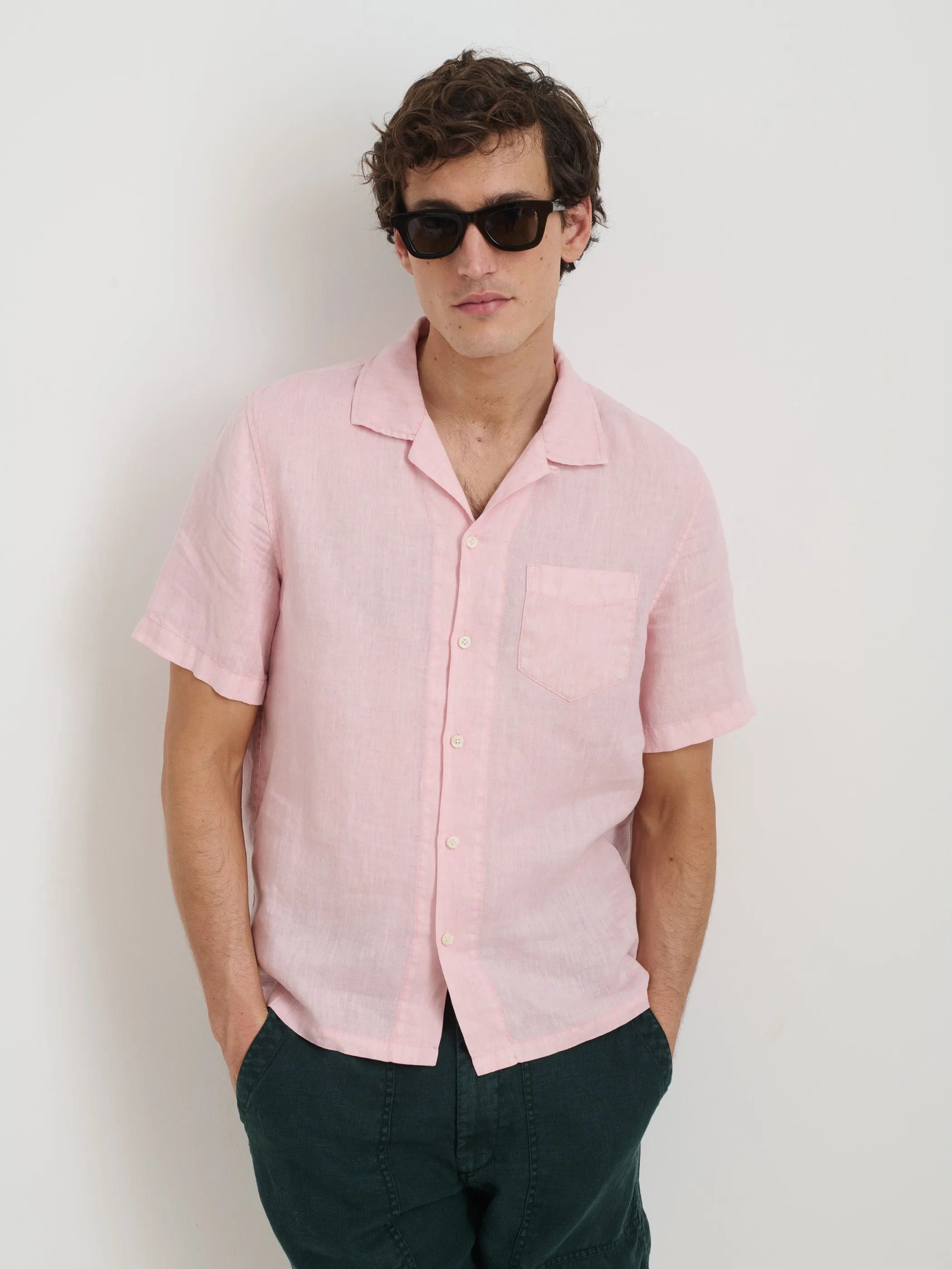 Garment Dyed Pull On Field Short In Linen sold by Alex Mill product image thumbnail 5