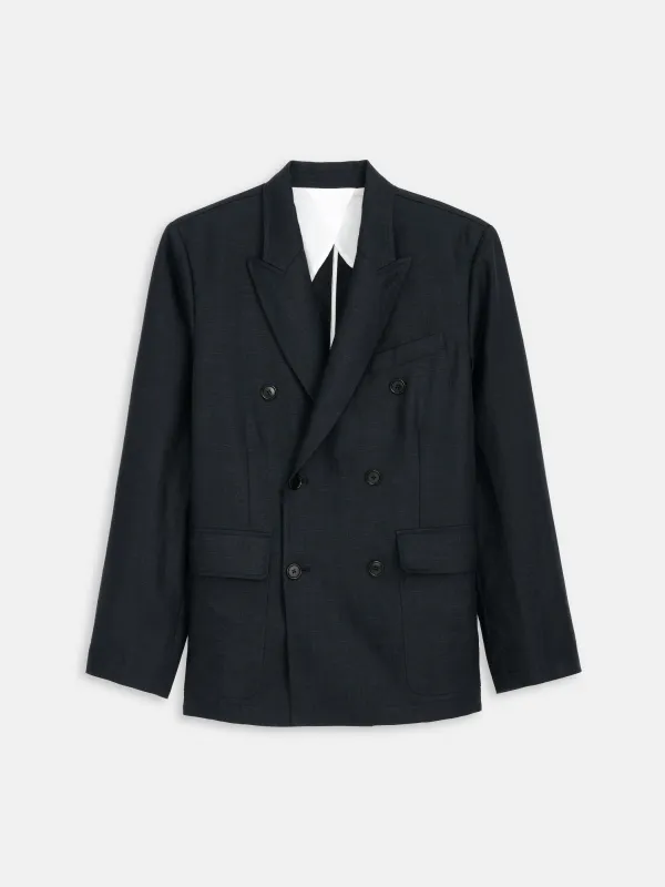 Double Breasted Blazer In Linen sold by Alex Mill