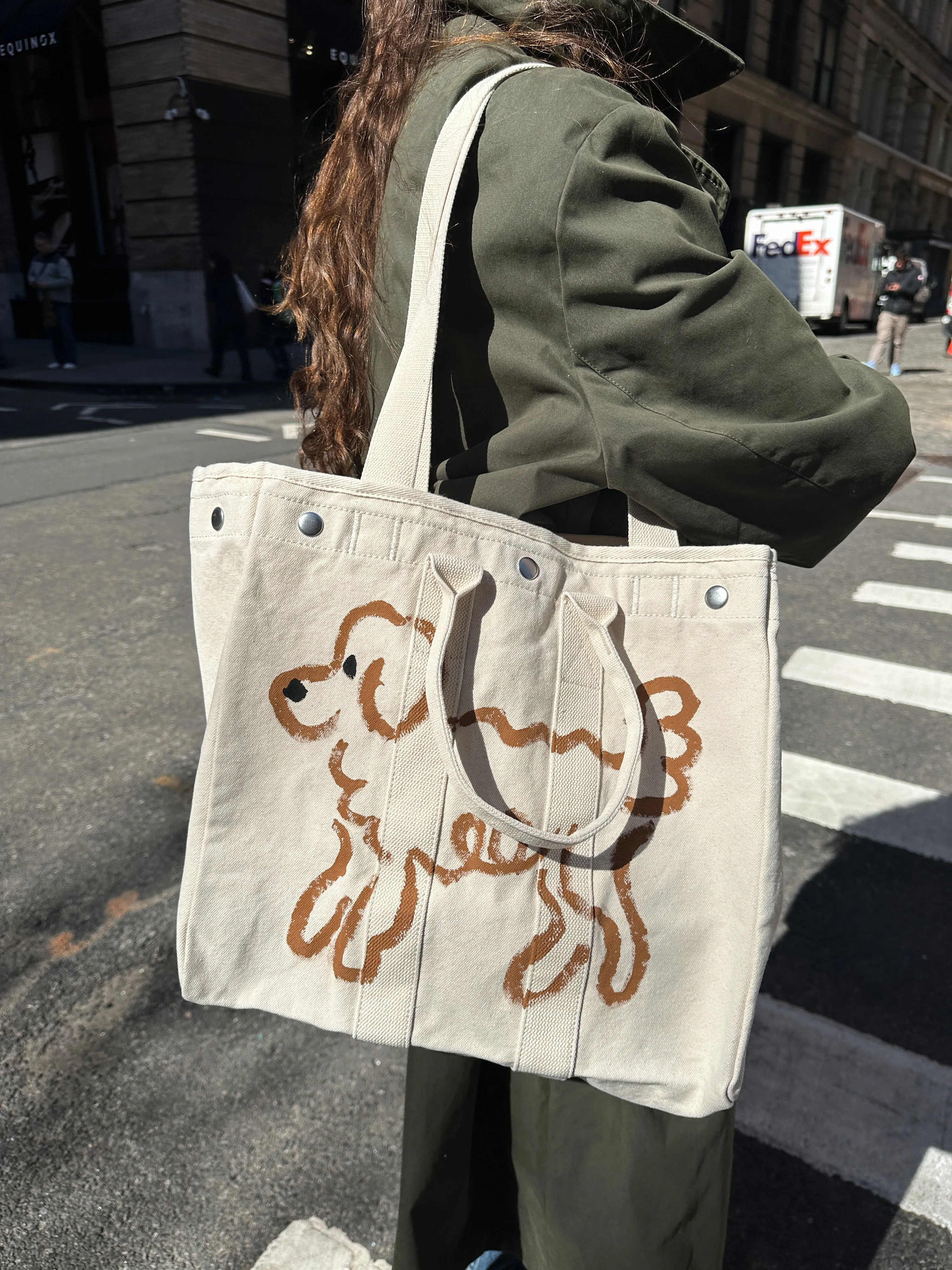 The Perfect Weekday Dog Tote sold by Alex Mill