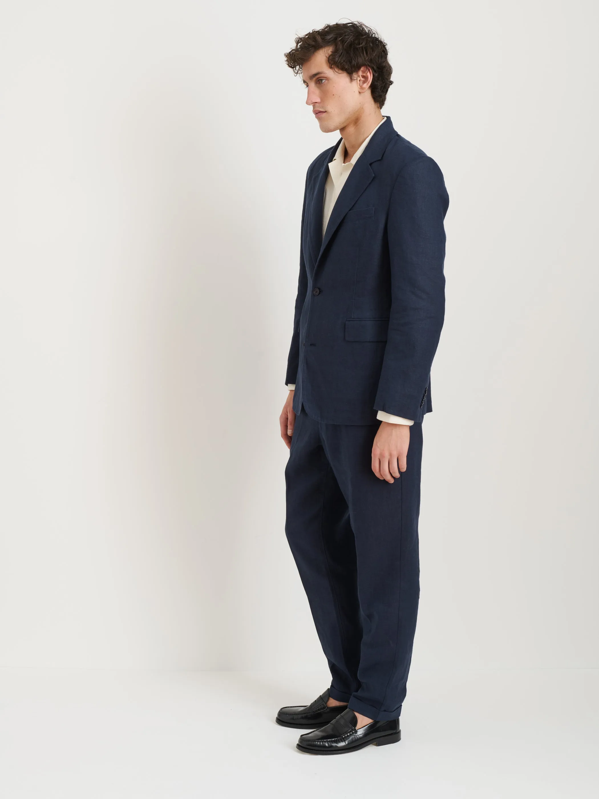 Cooper Blazer In Linen sold by Alex Mill product image thumbnail 4