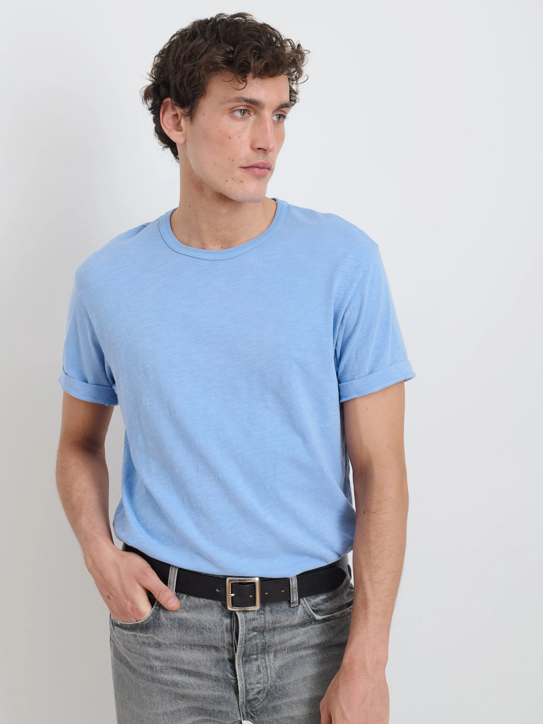 The Standard T-Shirt In Slub Cotton sold by Alex Mill product image thumbnail 2