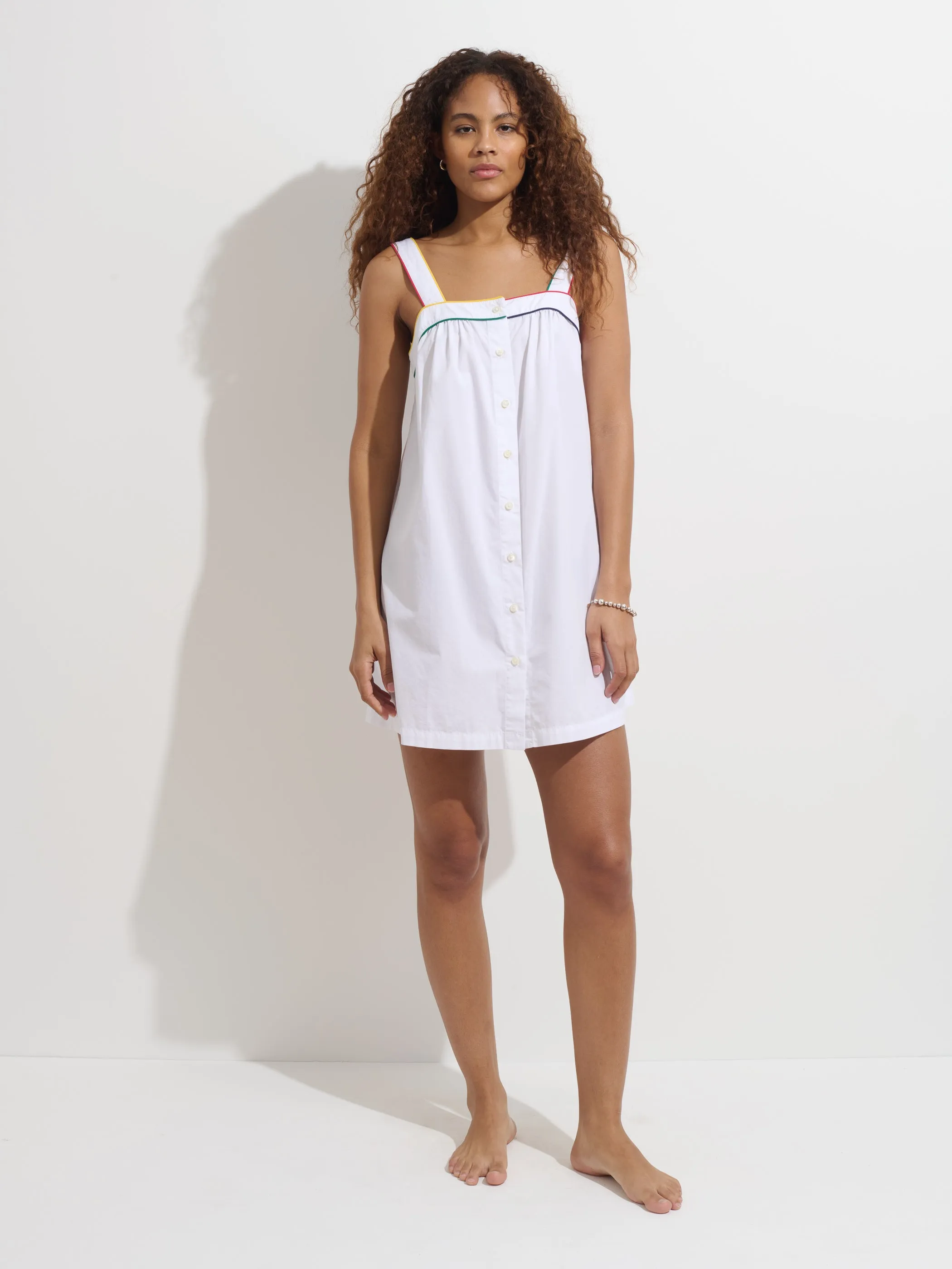 P'Jimmies Sleep Cami Dress In Solid sold by Alex Mill product image thumbnail 2