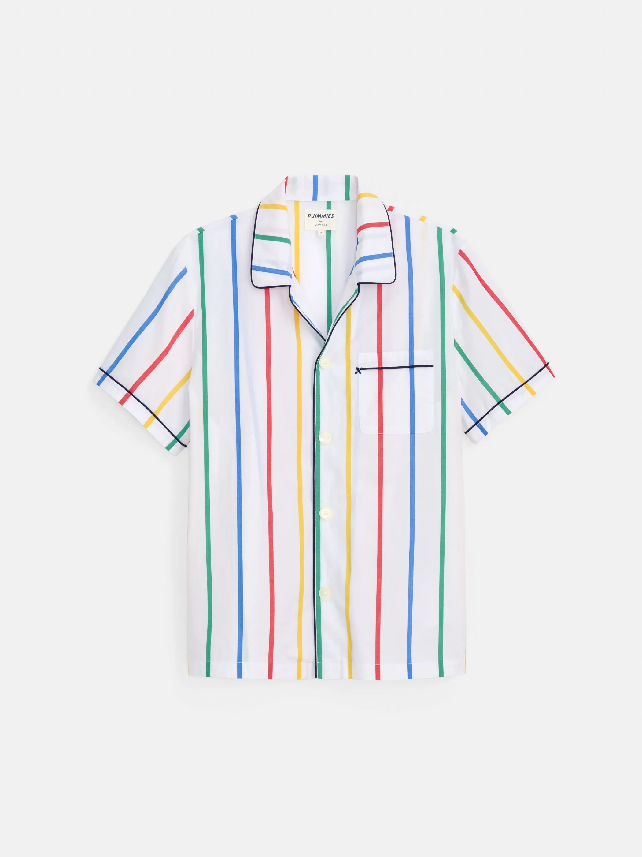 P'Jimmies Short Sleeve Sleep Shirt In Stripe sold by Alex Mill