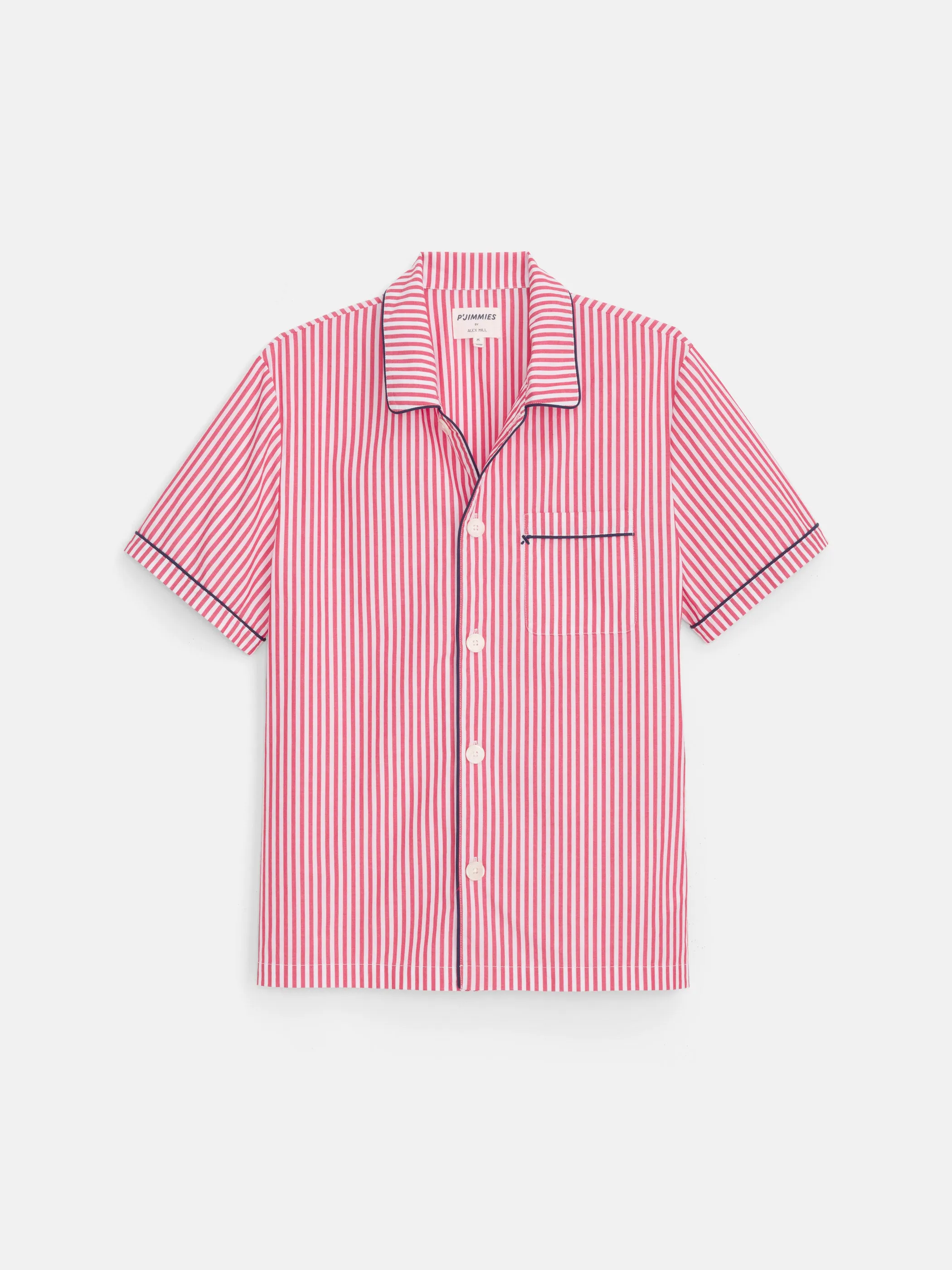 P'Jimmies Short Sleeve Sleep Shirt In Stripe sold by Alex Mill