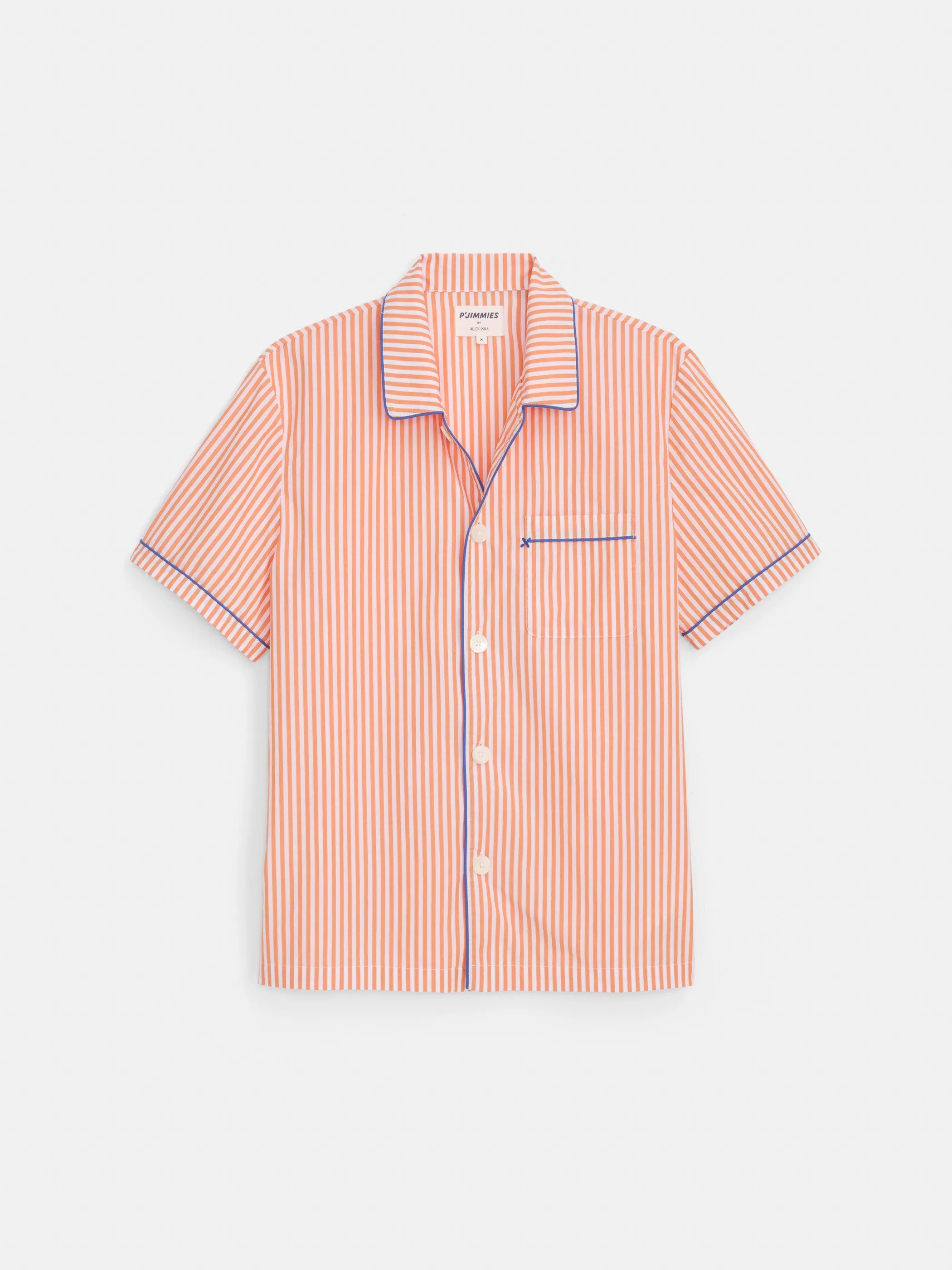 P'Jimmies Short Sleeve Sleep Shirt In Stripe sold by Alex Mill
