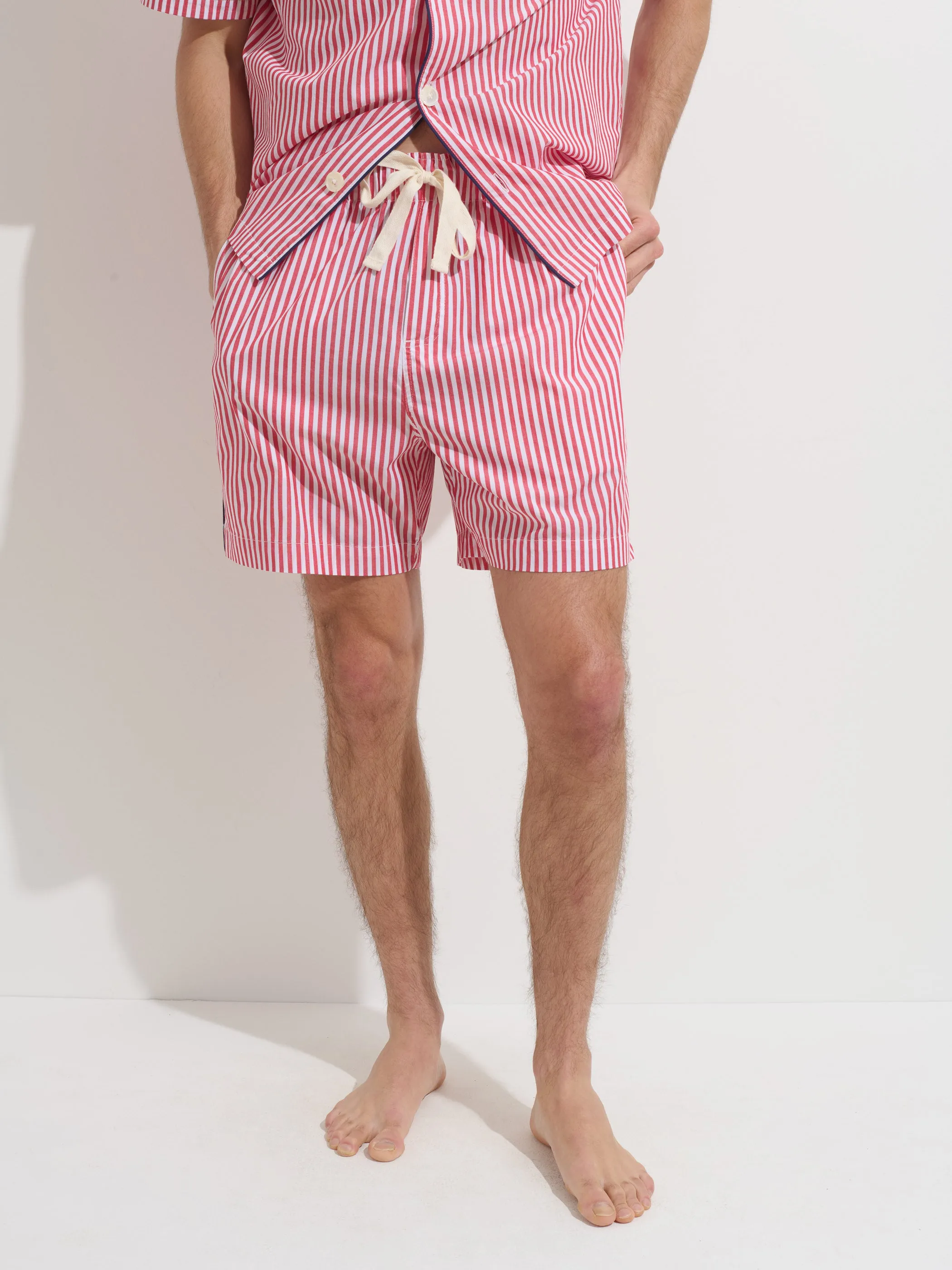 P'Jimmies Sleep Short In Stripe sold by Alex Mill product image thumbnail 3