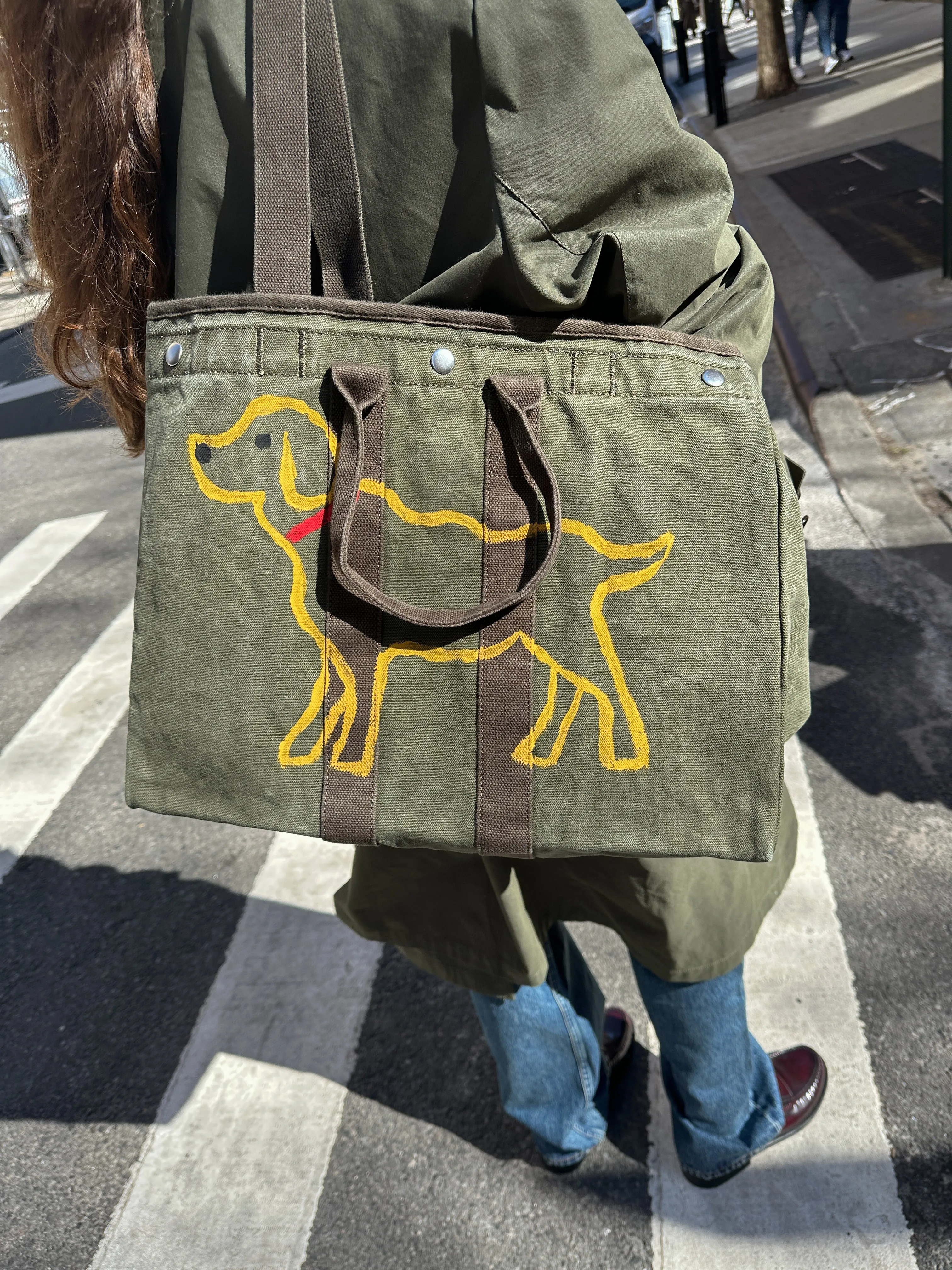 The Perfect Weekend Dog Tote sold by Alex Mill