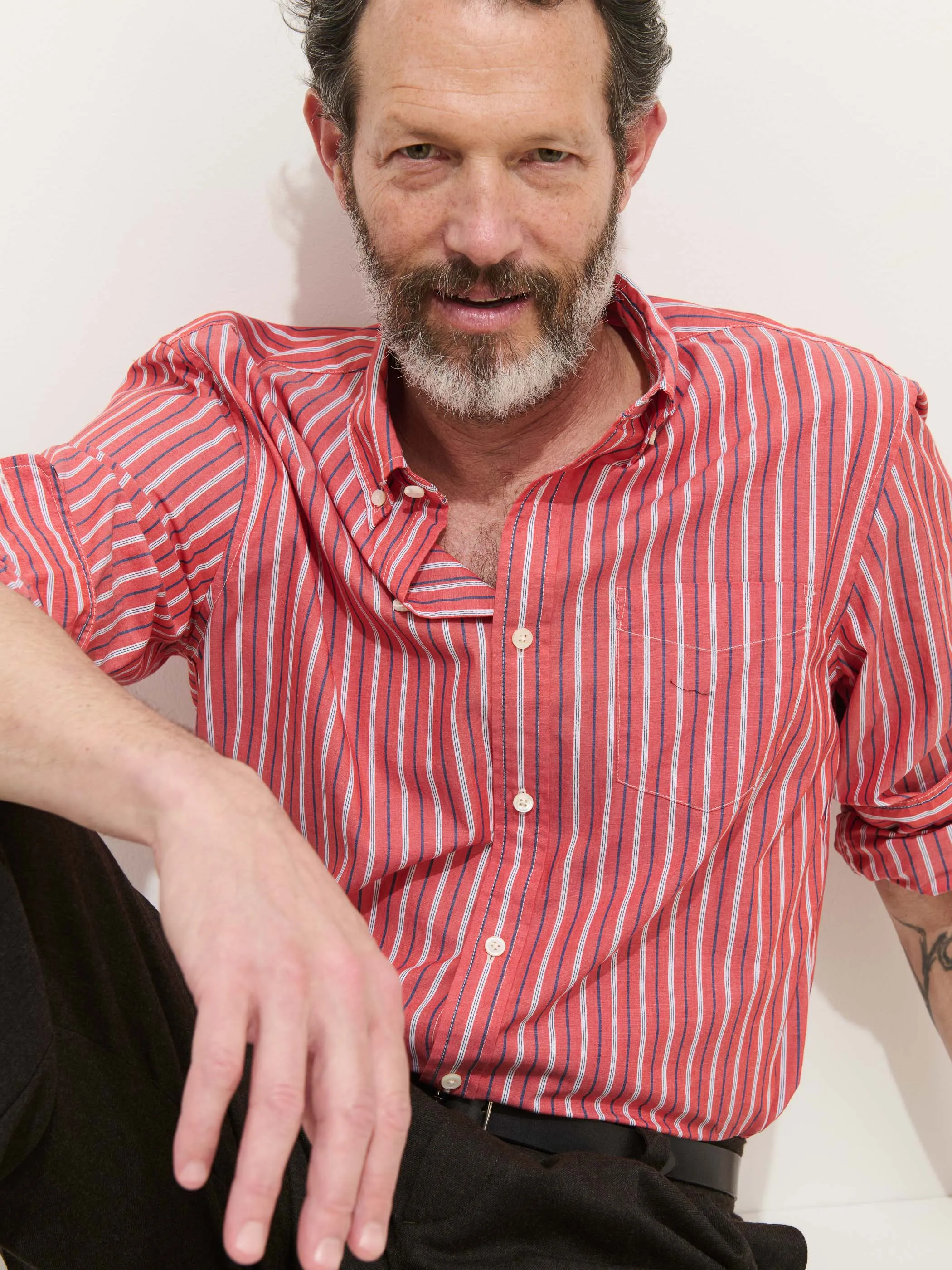 Mill Striped Shirt In Cotton Poplin sold by Alex Mill product image thumbnail 2