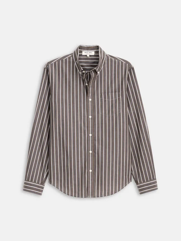 Mill Striped Shirt In Cotton Poplin sold by Alex Mill
