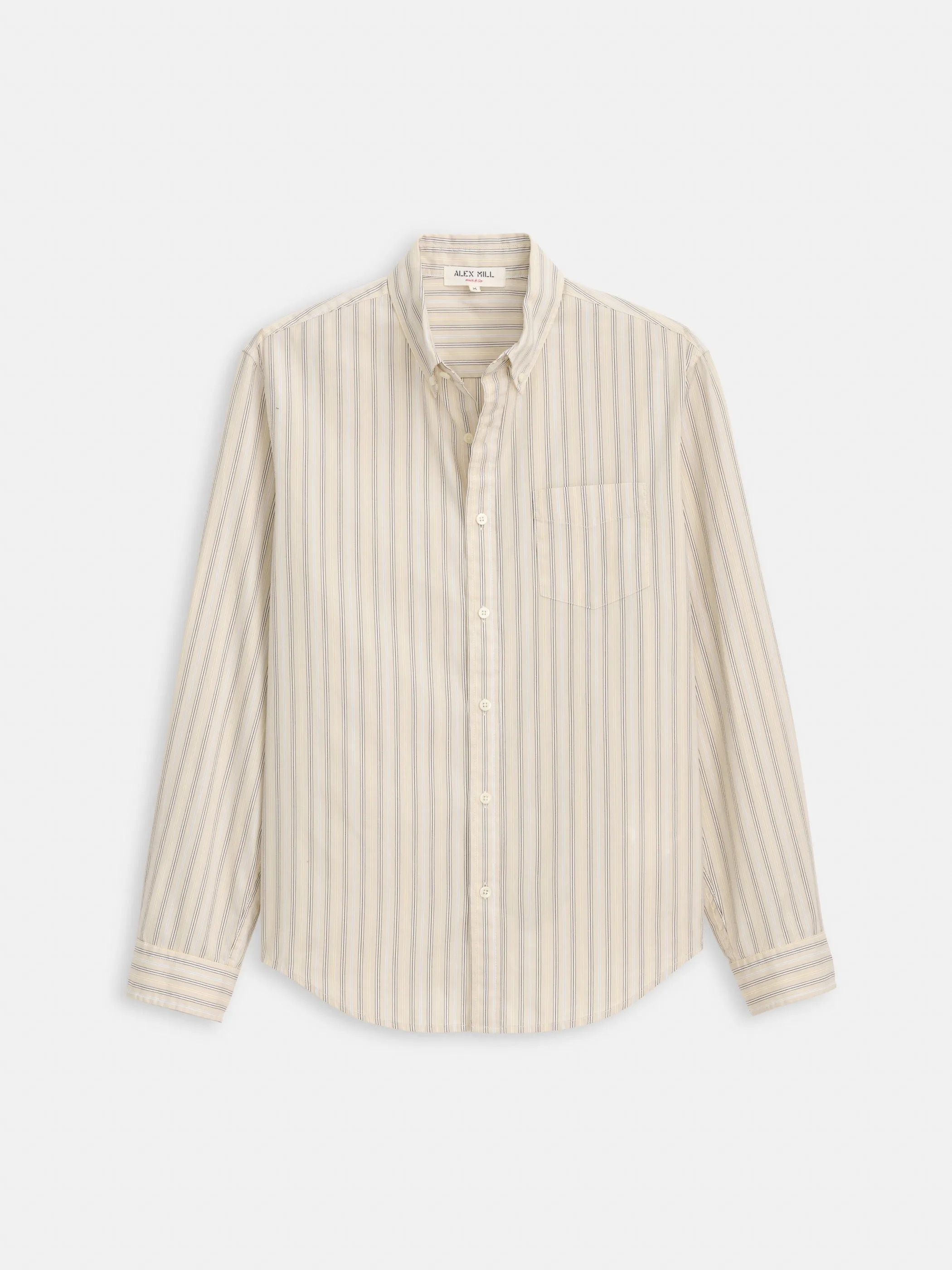 Mill Striped Shirt In Cotton Poplin sold by Alex Mill