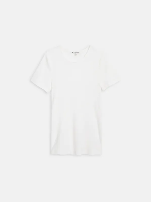 Carolyn Tee In Fine Rib sold by Alex Mill