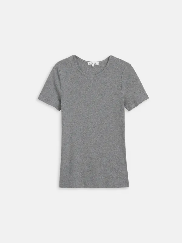 Carolyn Tee In Fine Rib sold by Alex Mill
