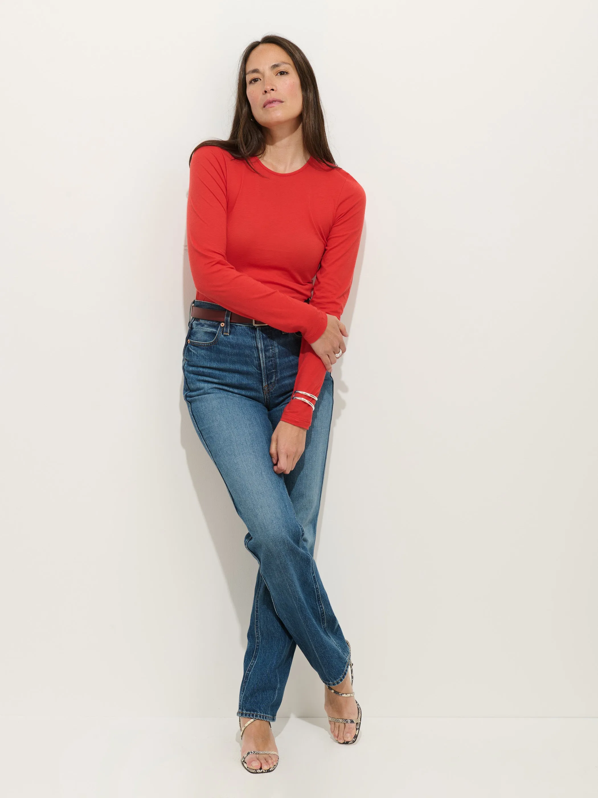 Tissue Tee In Cotton sold by Alex Mill product image thumbnail 3